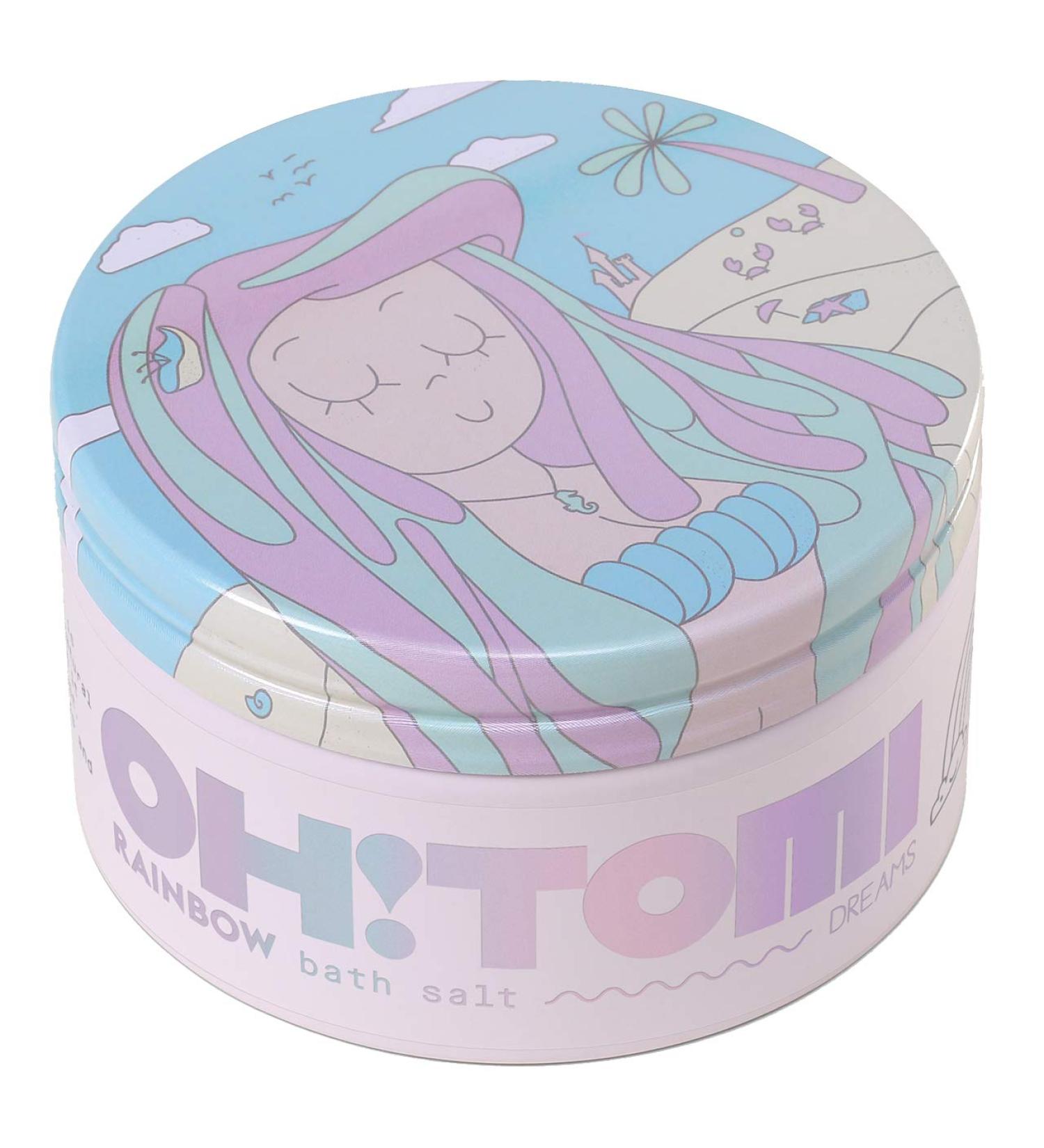 Oh! Tomi Swimming Salt 300g | Relaxation Bath Sea Salt for Stress Relief | Aromatherapy Bath Crystals with Rainbow Fragrance | Ideal Gift for Women - Buy Online on SooperMarket.com
