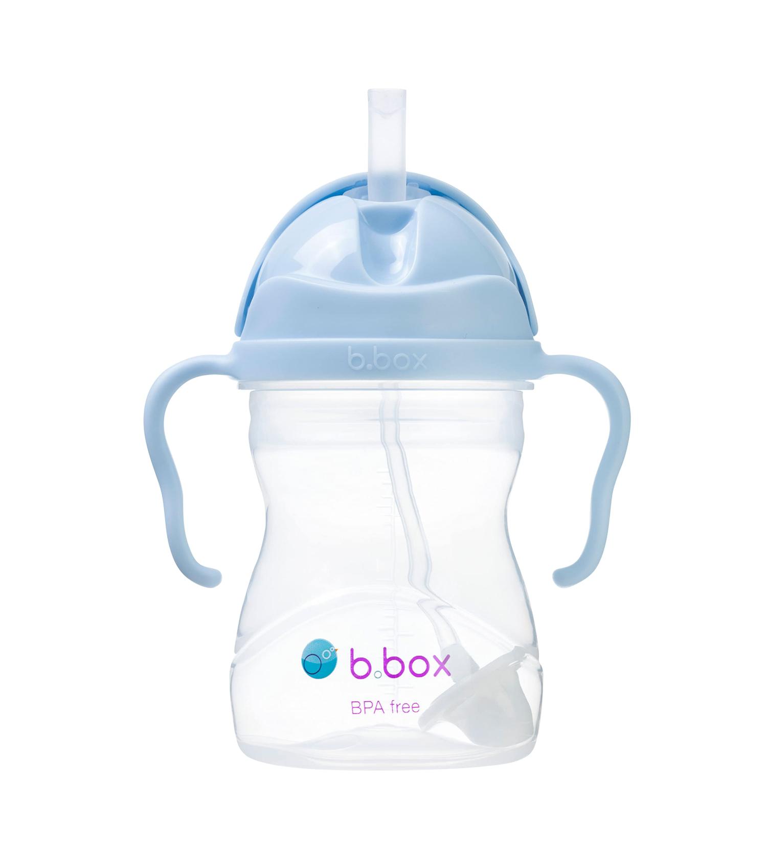 B.Box Drinking Cup | Flip-Top Heavy Straw Leak-Proof | BPA-Free Dishwasher Safe | Ideal for Ages 6 Months+ | 240ml (8 OZ) Bubblegum - Buy Online on SooperMarket.com