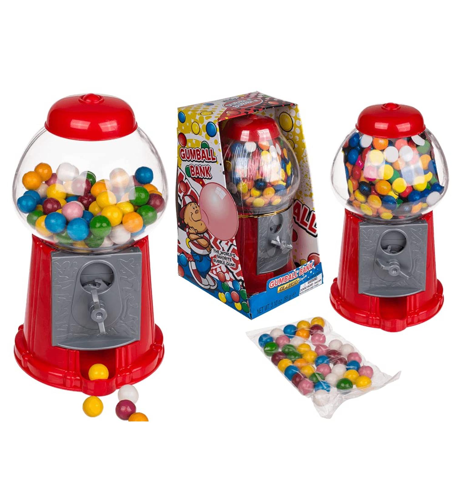 Out of the Blue Red Chewing Gum Dispenser with Gum - 22 cm Glass - Buy Internationally - Buy Online on SooperMarket.com