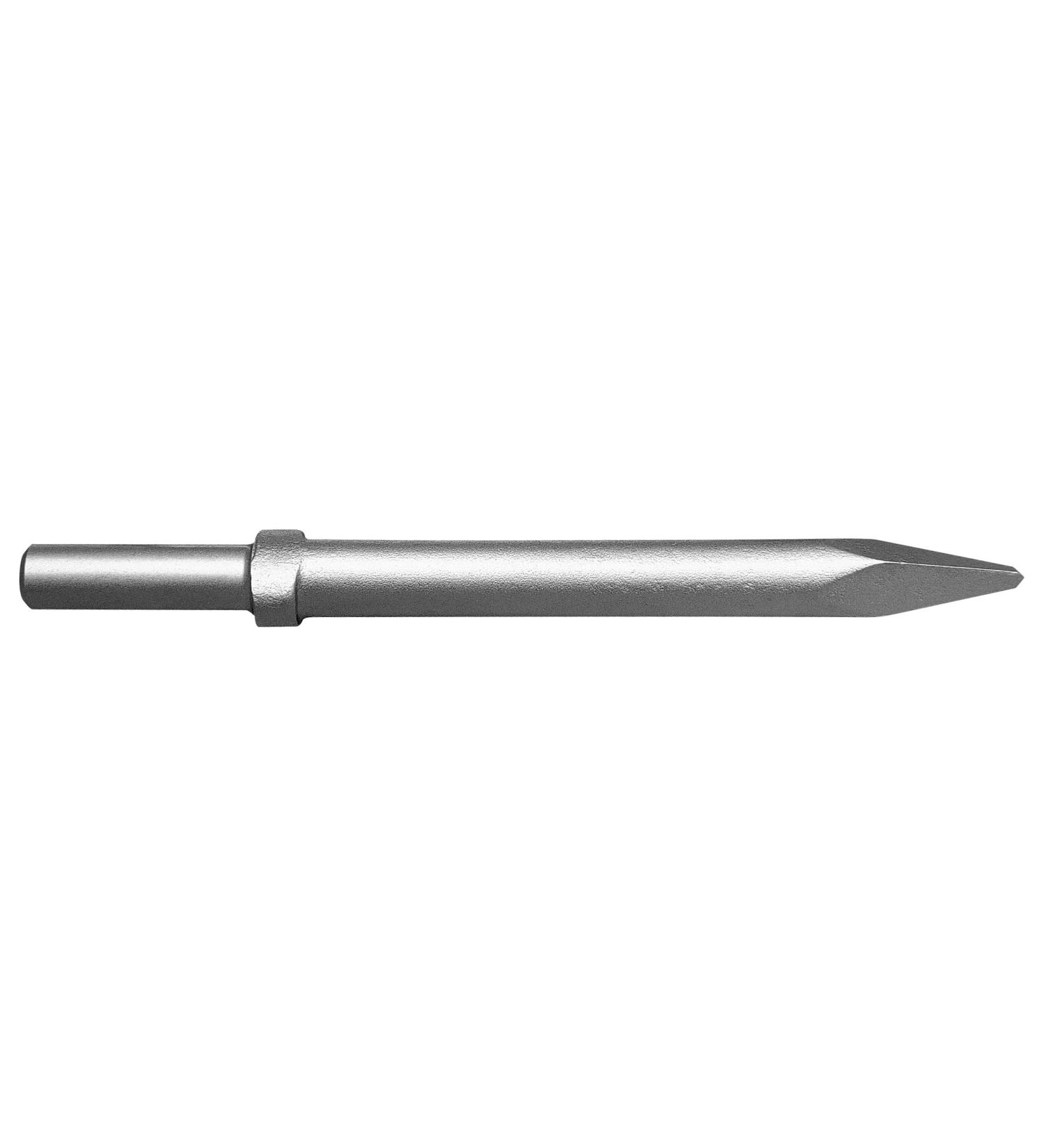 Meta Title: Champion Chisel 9-Inch Chipping Hammer Moil/Bull Point with .680 Round Shank Oval Collar - Buy Online on SooperMarket.com