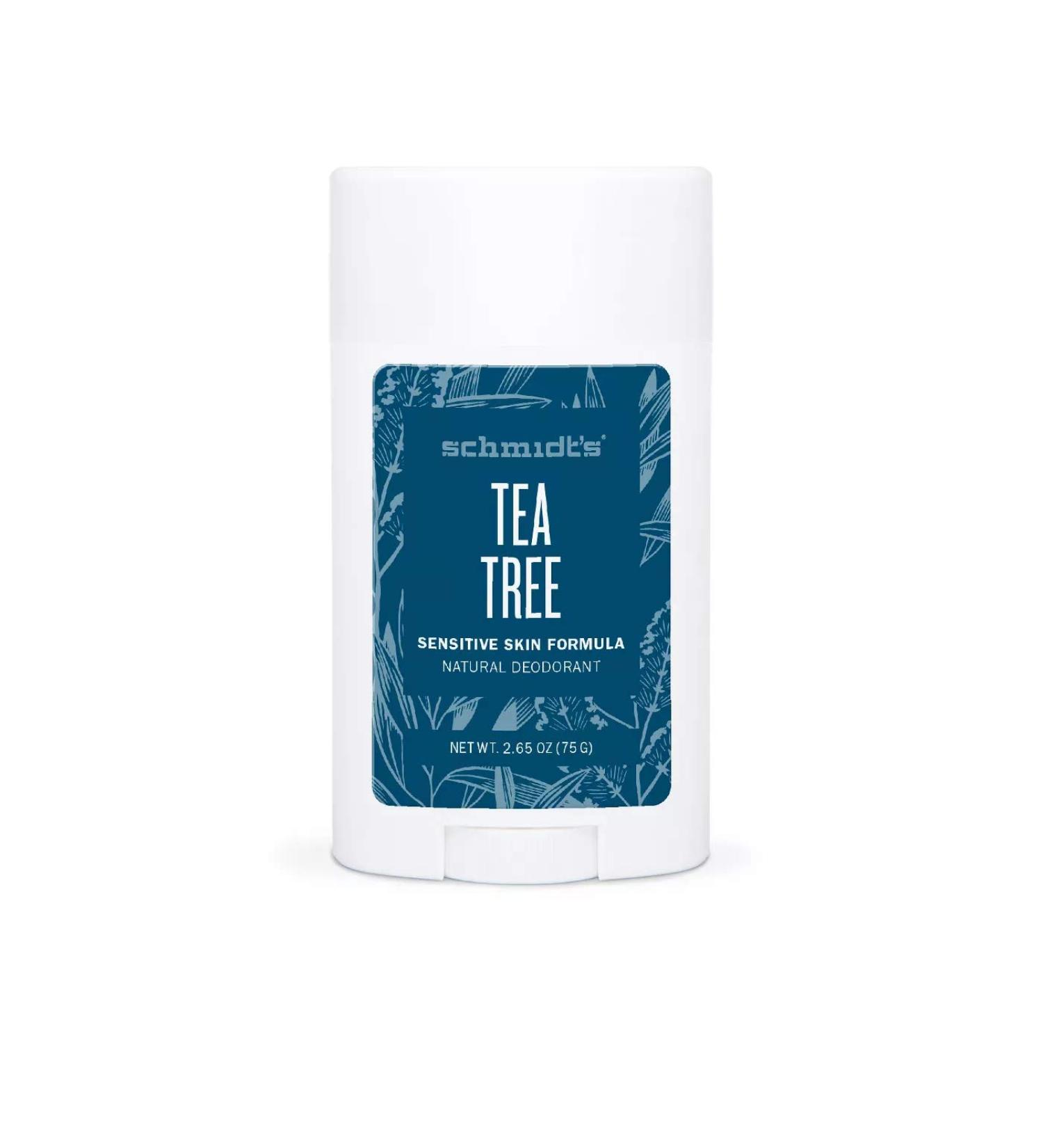 Schmidt's Tea Tree Aluminum-Free Natural Deodorant Stick for Sensitive Skin - 2.65oz Tea Tree 2.65 Ounce (Pack of 1)