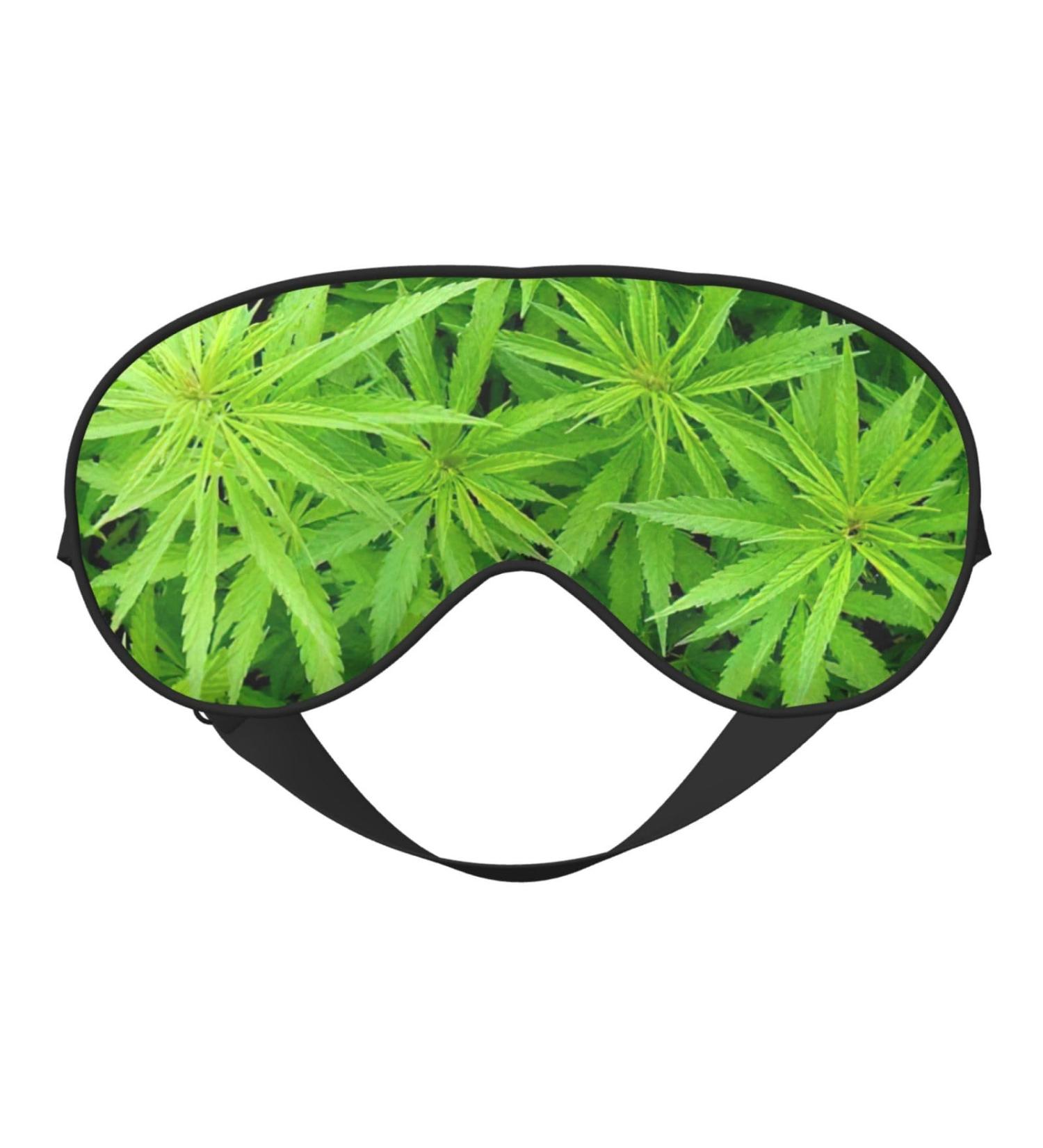 Buy Green Leaf1 Soft Sleep Eye Mask - Breathable Female Eye Patch for Travel & Relaxation - Buy Online on SooperMarket.com