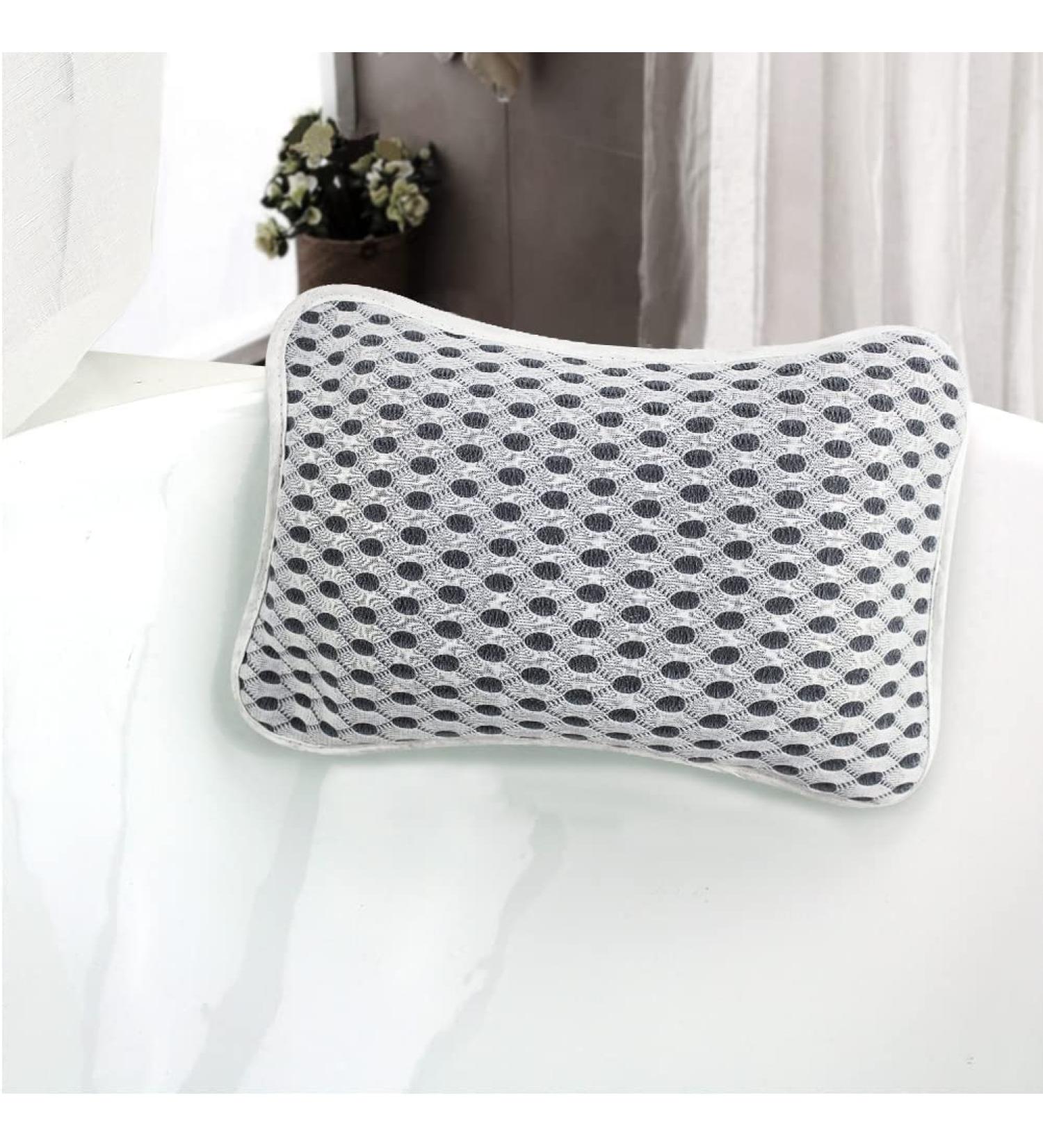 Conbella Luxury Bath Pillow for Tub - Slip Resistant, Waterproof for Neck and Back Support - Relaxing Spa Essential - Buy Online on SooperMarket.com