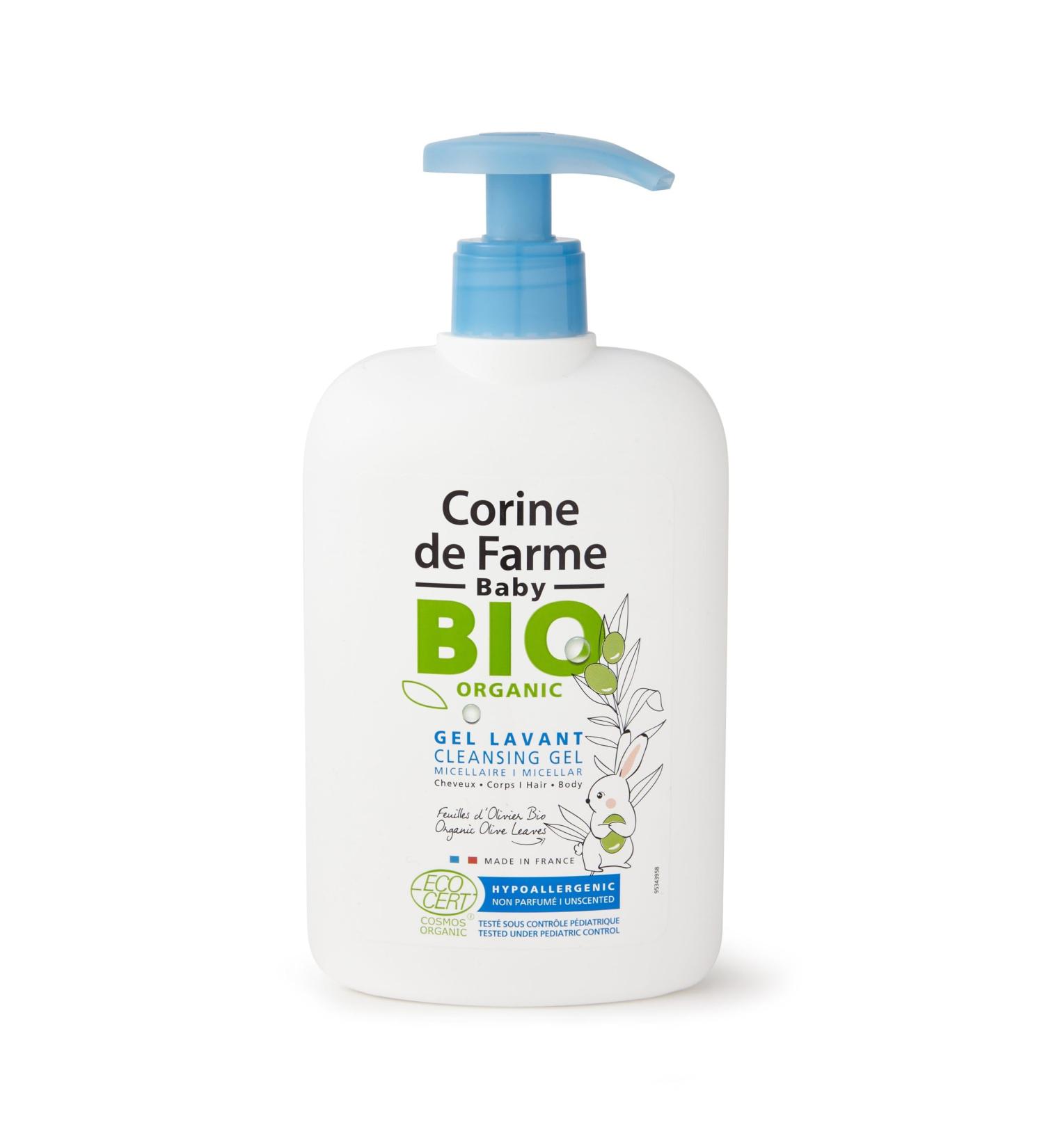 Organic Micellar Bath Gel for Body & Hair - 500ml | Gentle Cleanser | International Shipping - Buy Online on SooperMarket.com