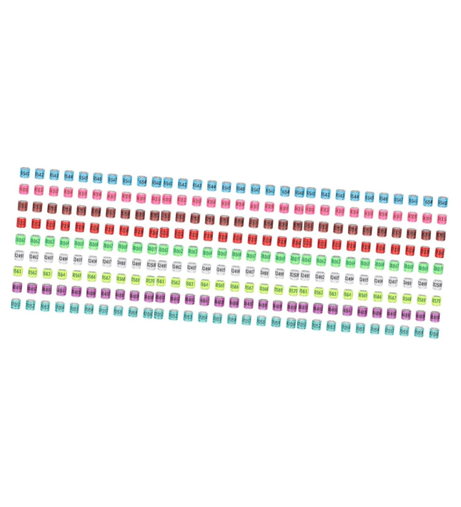 Balacoo 300 Pcs Homing Pigeon Identification Ring Tools Private Pigeons Marker Bird Distinguish Tool Birds 1.1x0.8cm x3pcs Colorfulx3pcs - Buy Online on SooperMarket.com