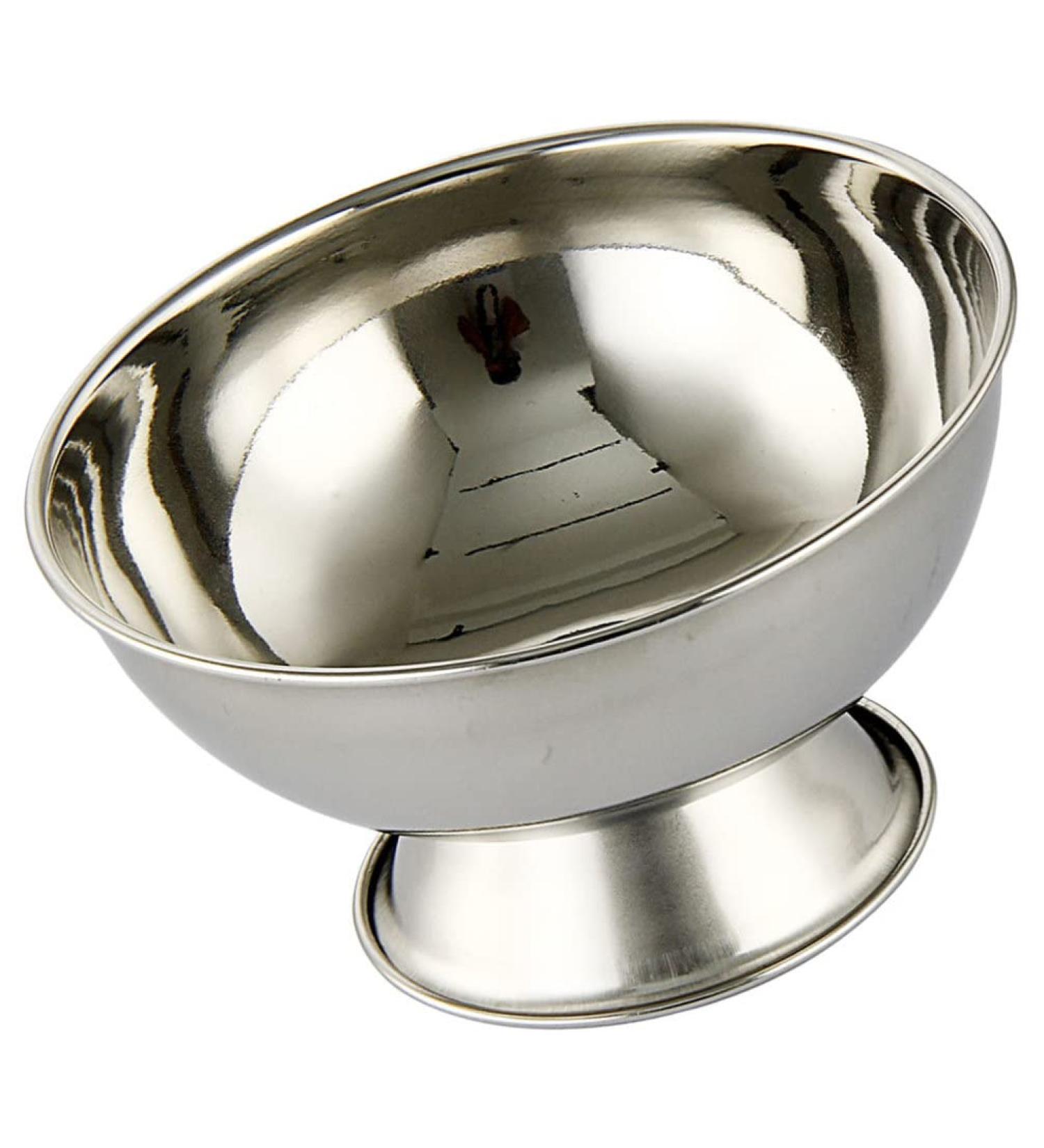 Premium Tall Metal Shaving Bowl for Men | Reusable Shaving Accessory & Soap Cup | Perfect Shaving Supplies - Buy Online on SooperMarket.com