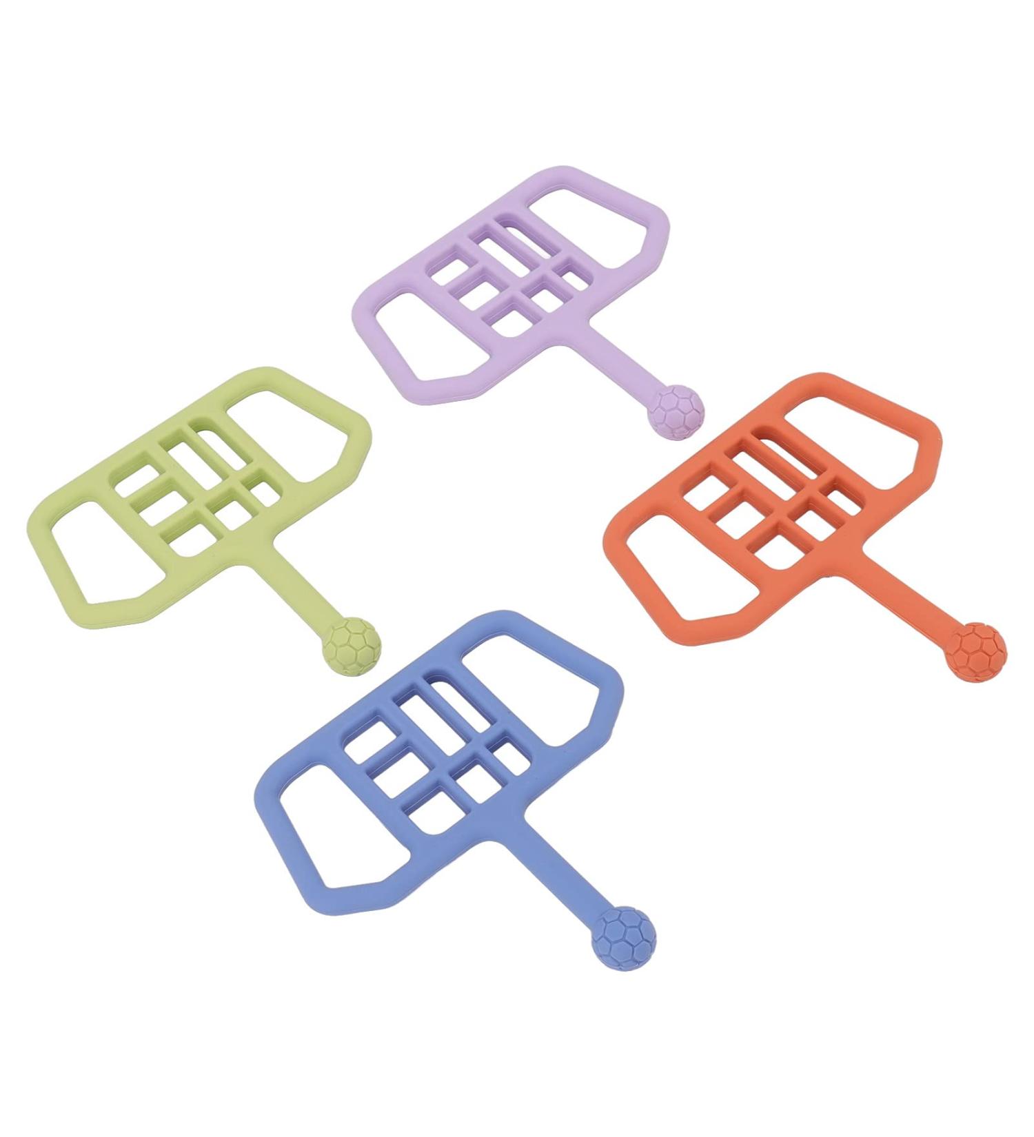 Silicone Baby Teether | Lightweight & Safe Teether for Home Use - International Shipping Available - Buy Online on SooperMarket.com