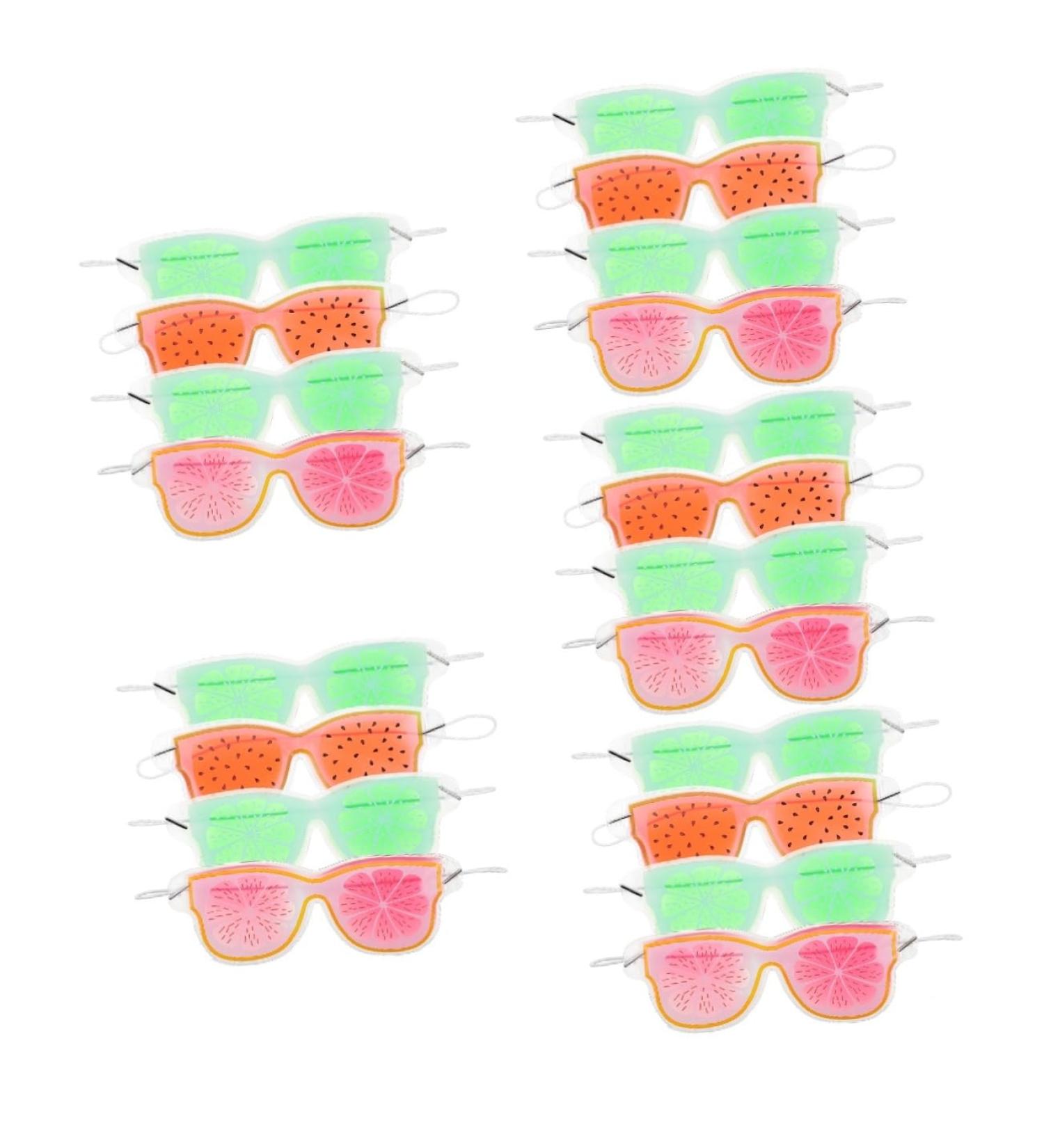 Angoily 20 pc Gel Ice Eyes Masks - Cooling Eye Pads for Eye Lift & Protection | Adorable Eye Masks for Kids & Adults - Buy Online on SooperMarket.com