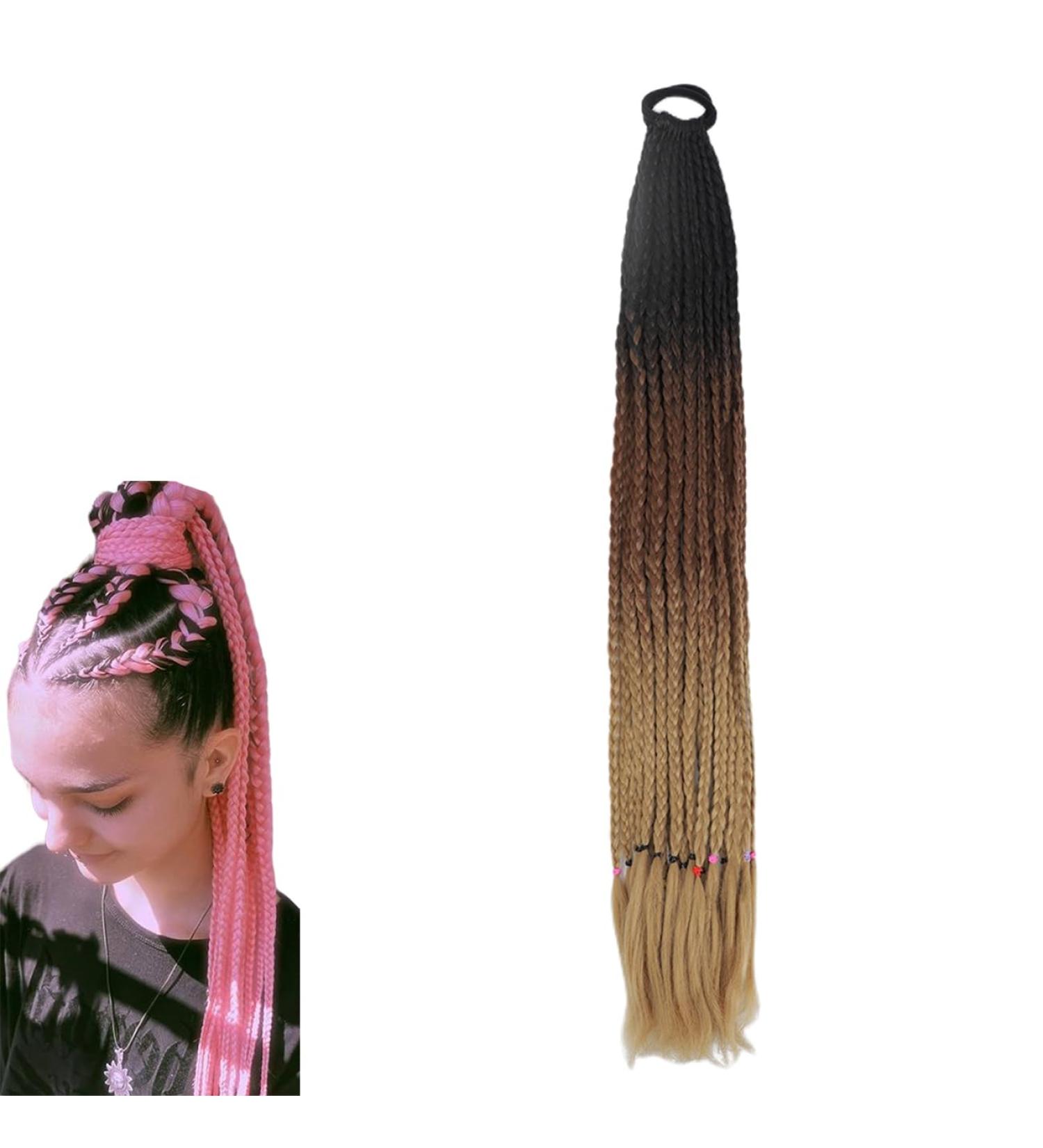 prinfantasy Crochet Braids Boho Braids Hair Braid Synthetic Braiding Hair Goddess Braids Crochet Hair for black women BZ222 GBBZ222 24 inch - Buy Online on SooperMarket.com
