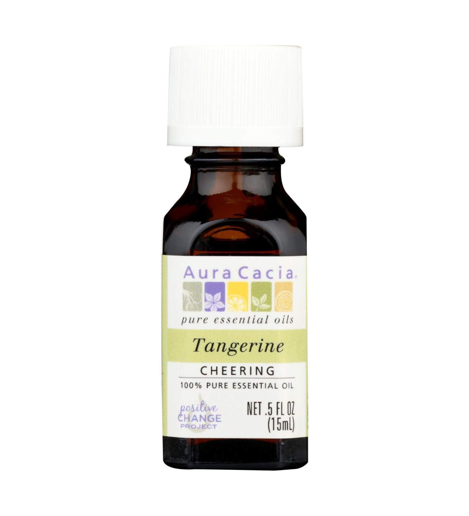 Aura Cacia 100% Pure Essential Oil Tangerine .5 fl oz (15 ml)