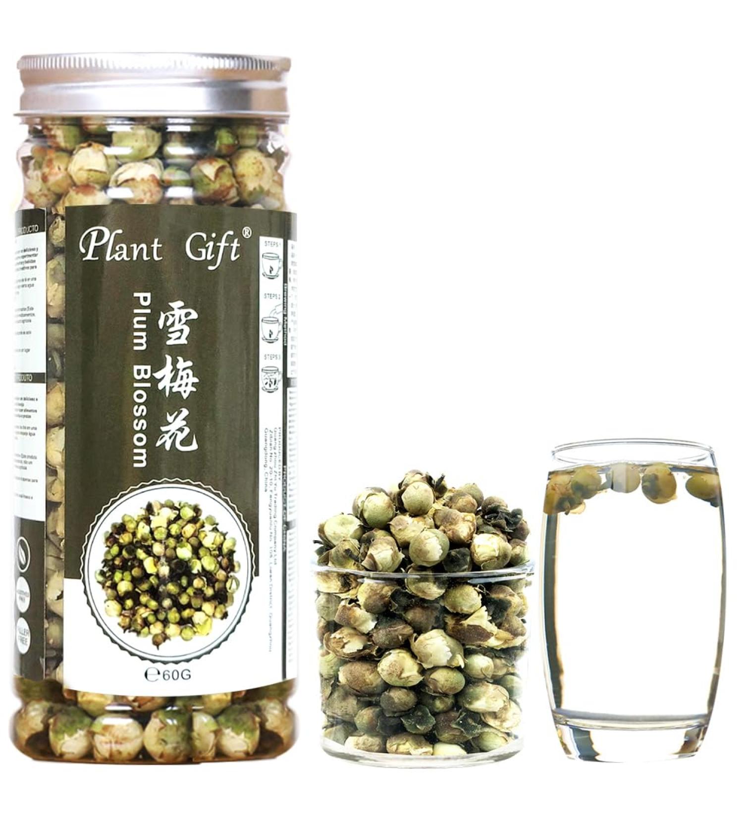 Buy Organic Snow Plum Blossom Tea | Anti-Aging Dried Flowers Tea - 60g - Buy Online on SooperMarket.com