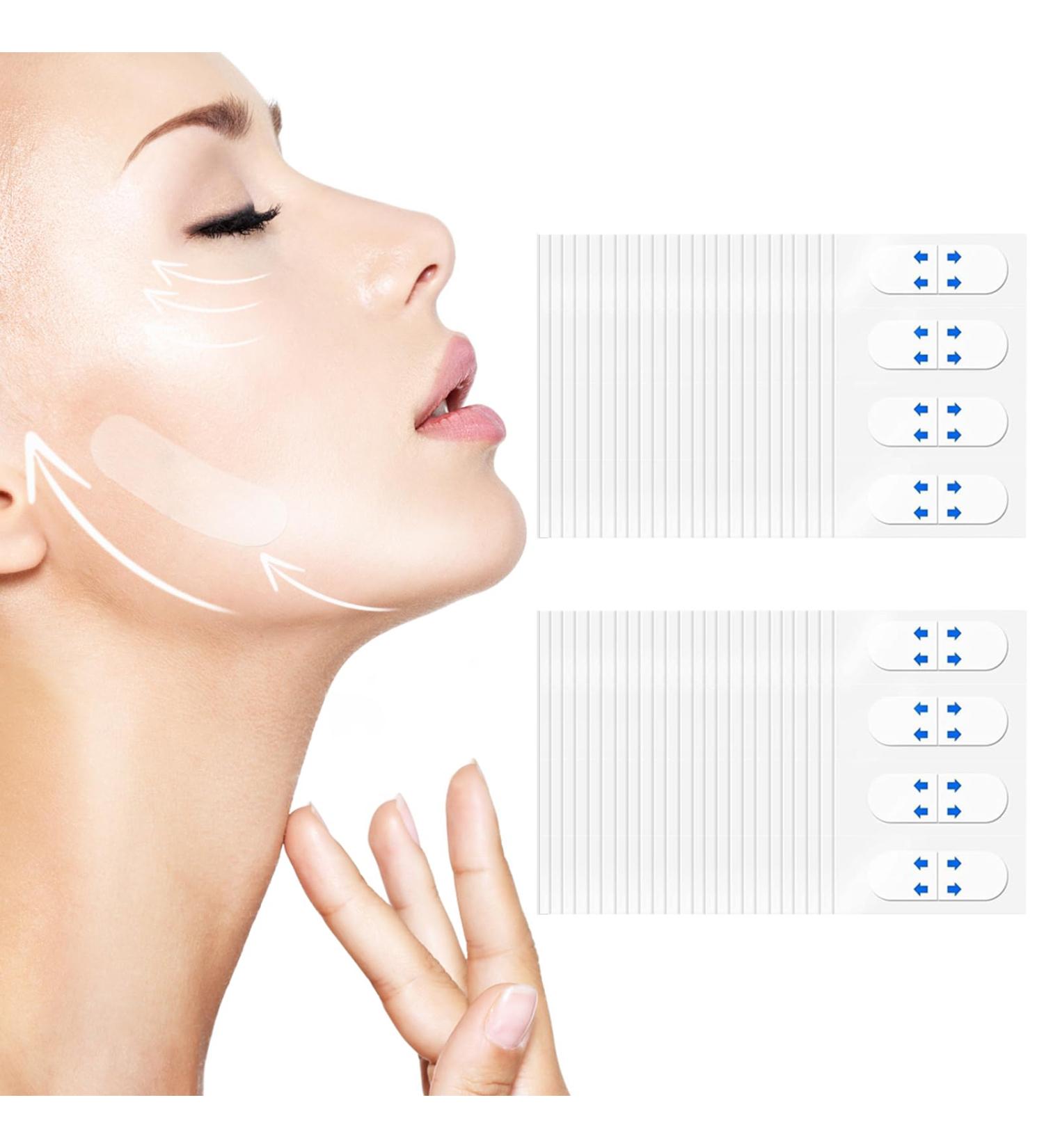 160 Pieces Invisible Face Lift Tape | Enhance Your Look with Clear Effective Skin Lifting Strips - Buy Online on SooperMarket.com