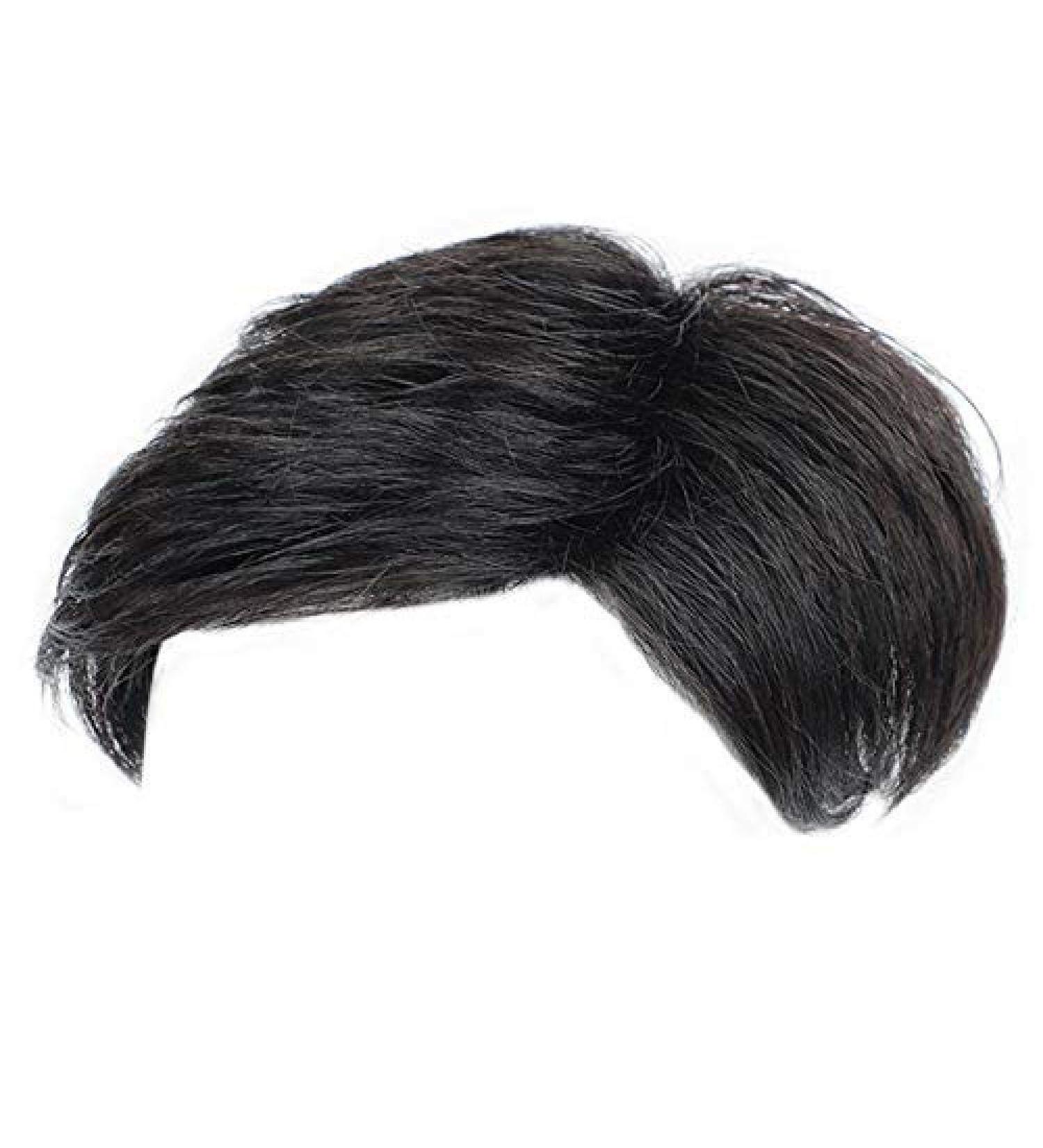 Blue Wig Toupee for Men | Human Hair V-Looped Hairpieces - Ultra Thin Skin 16x18cm & 18x20cm - Buy Online on SooperMarket.com