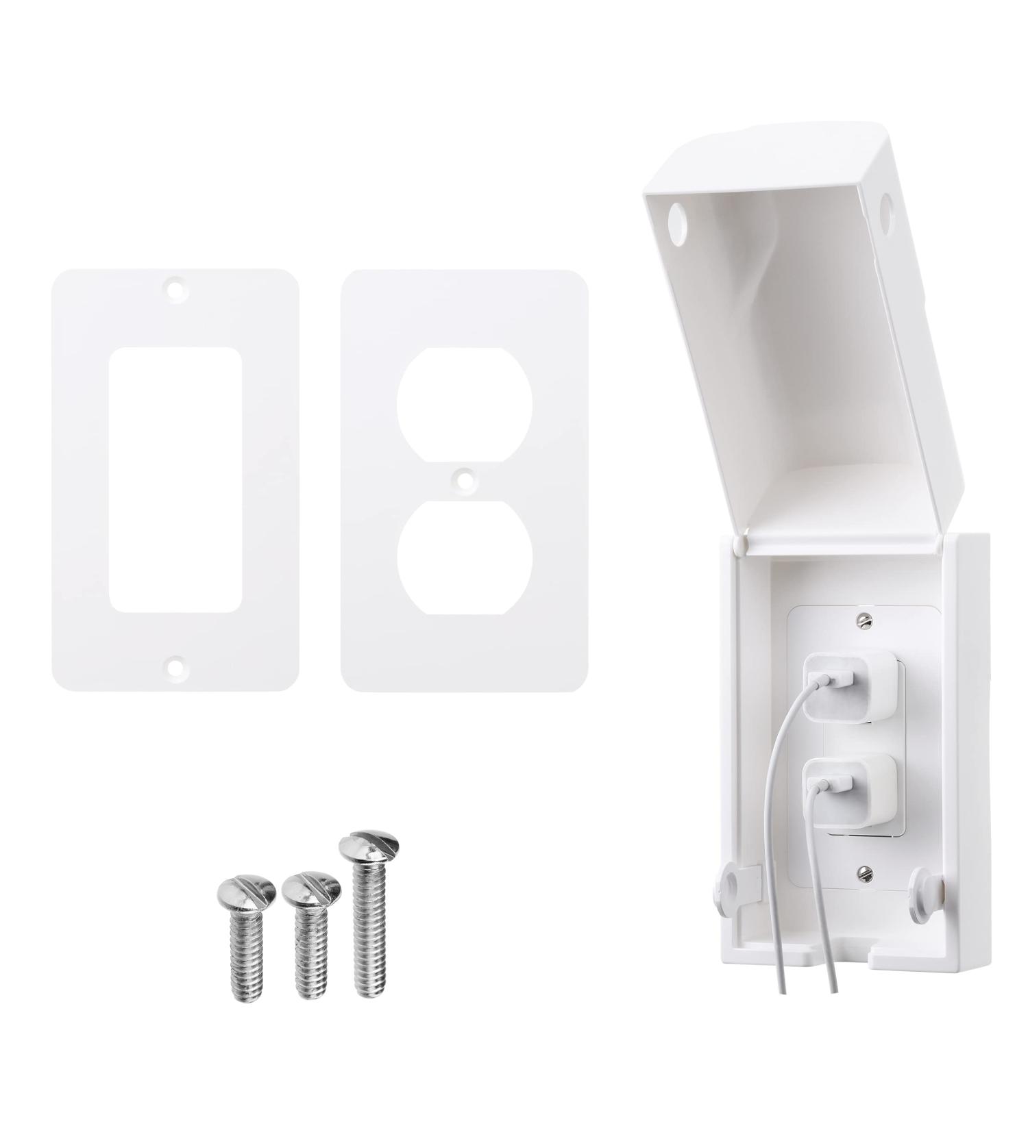 Bates - Baby Safety Outlet Cover Box  Outlet Covers Baby Proofing  Plug Covers for Electrical Outlets  Baby Proof Outlet Covers  Socket Covers for Outlets  Child Proof Outlet Cover  Outlet Box Cover - Buy Online on SooperMarket.com