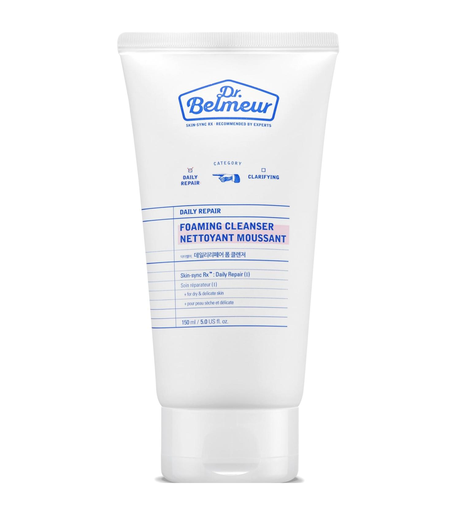 The Face Shop Dr. Belmeur Bubble Foam Cleanser | Ultra Fine Foam for Pore Purification | Dermatologically Tested & Low-Irritant - 5.0 Fl Oz | International Shipping Available - Buy Online on SooperMarket.com