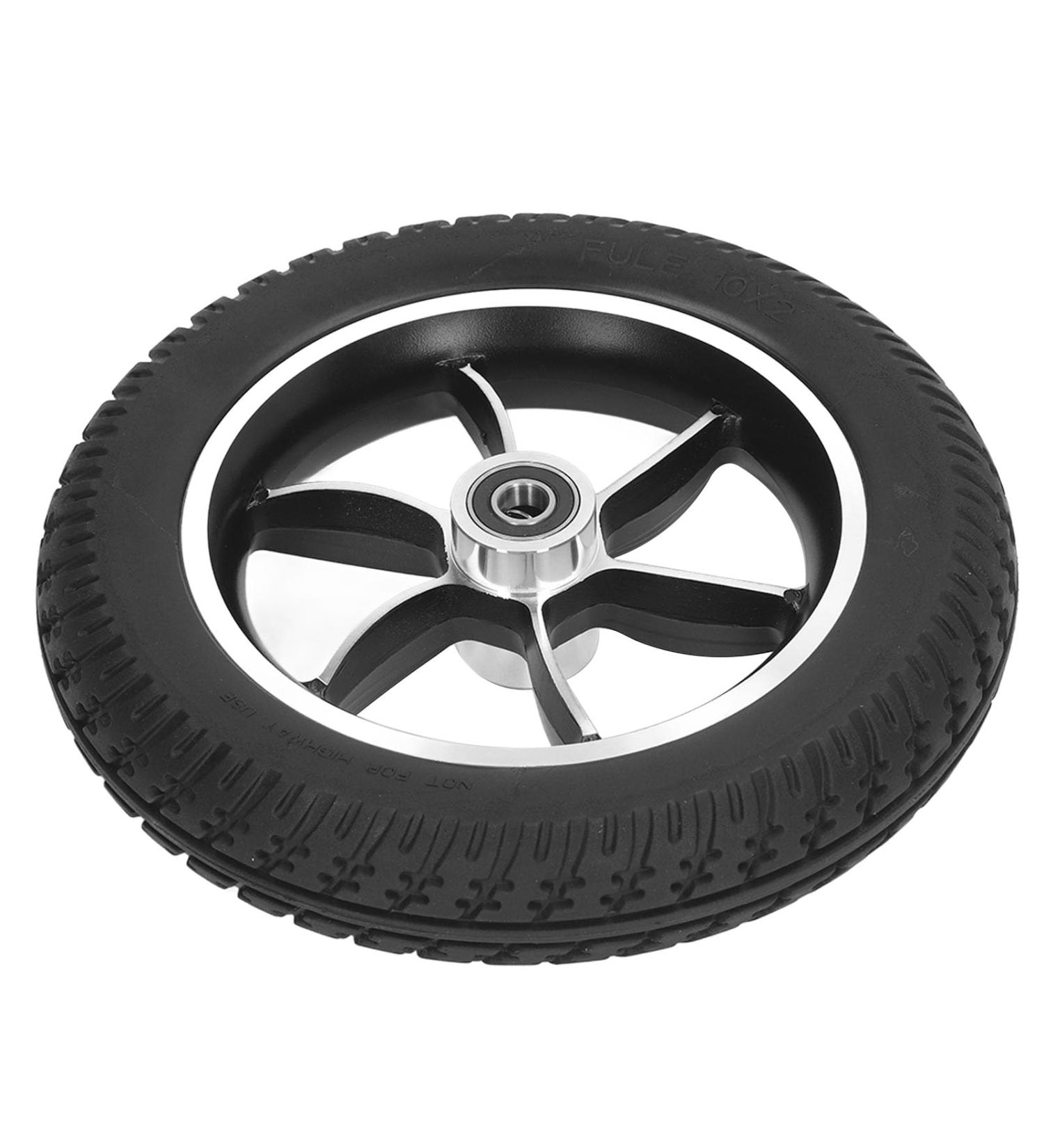 Robust Antislip Alloy Wheelchair Wheel - Textured Tire - Durable Wheel Hub - Bearing Hole - Premium Replacement Wheels Sellers Top Choice - Buy Online on SooperMarket.com