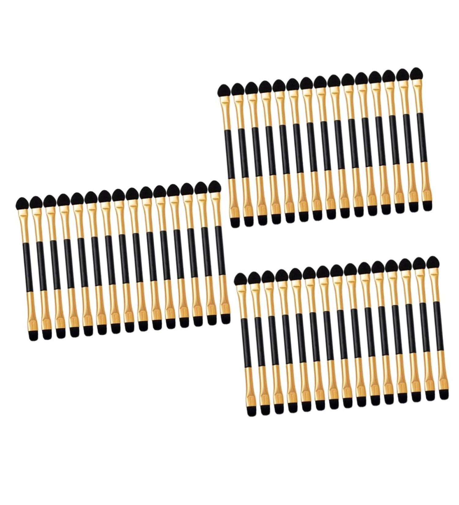 PLAFOPE 45 Pcs Eye Shadow Brush Eye Shadow Applicator Double Ended Eyeshadow Brush Blending Sponge Fiber - Buy Online on SooperMarket.com