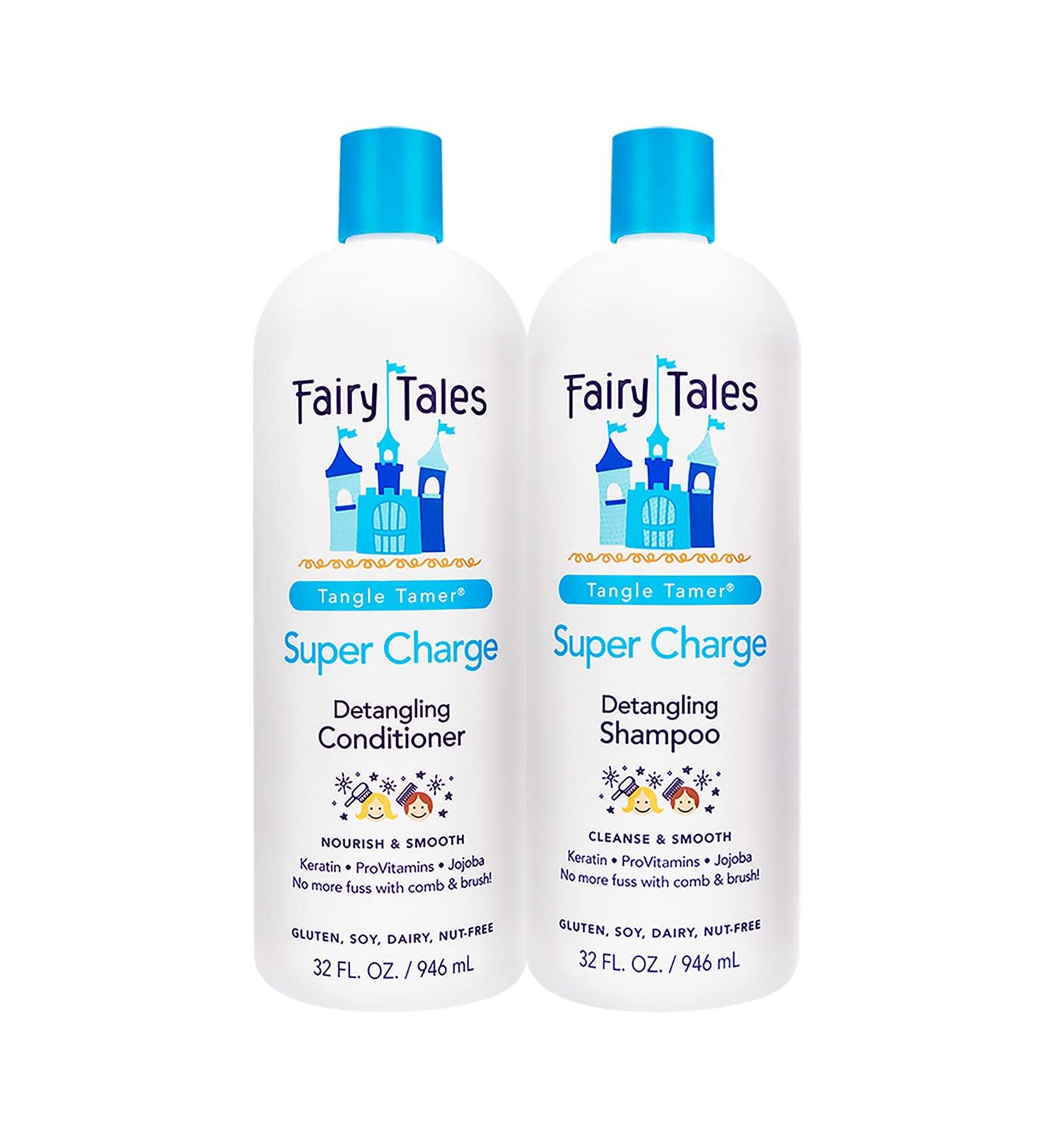 Fairy Tales Tangle Tamer Kids Shampoo & Conditioner 32oz Set - Gentle Hair Care for Children - Buy Online on SooperMarket.com