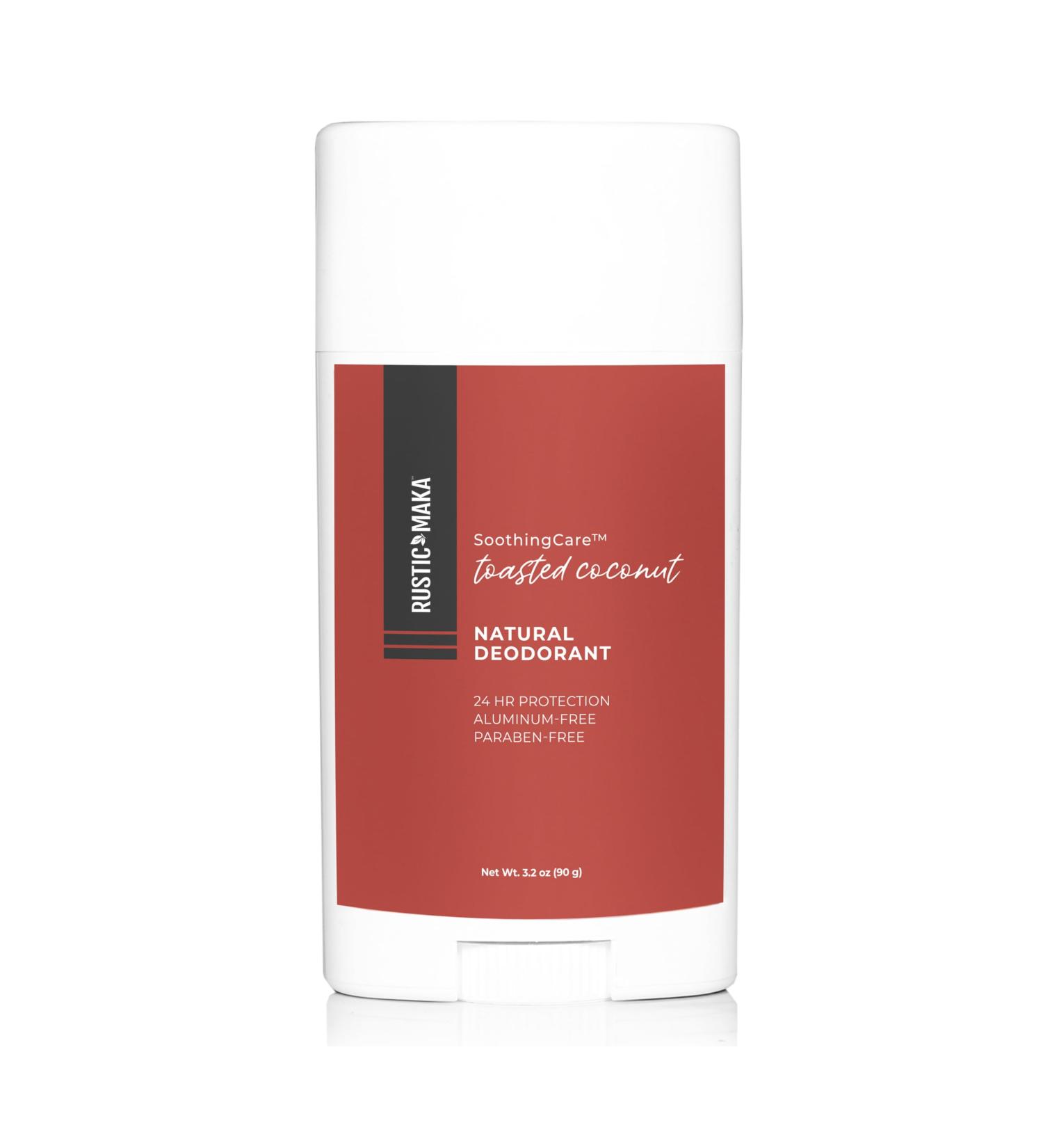 Rustic MAKA Natural Deodorant Toasted Coconut Aluminum Free Paraben Free No Baking Soda Deodorant for Women Magnesium Synthetic Fragrance-Free Cruelty-Free - Buy Online on SooperMarket.com