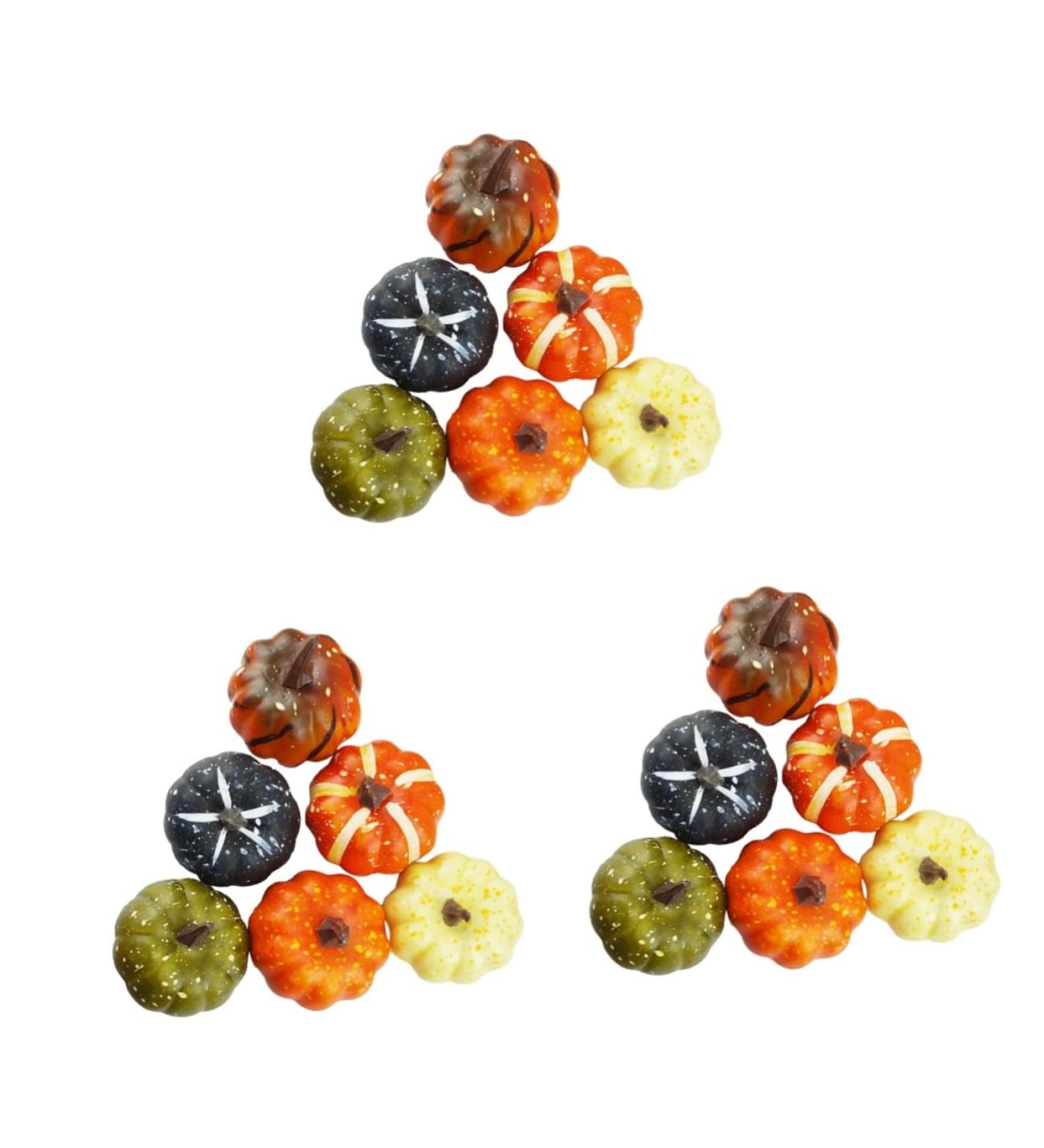 ABOOFAN 36 Pcs Artificial Pumpkin Party Pumpkin Halloween Decorate - Buy Online on SooperMarket.com