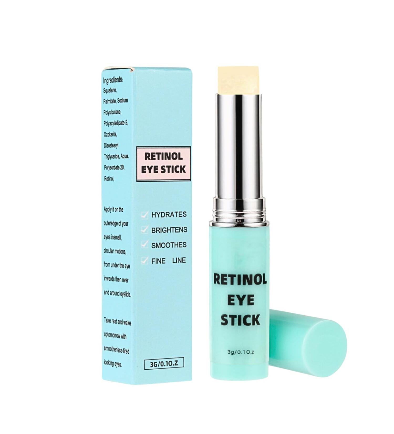 Retinol Stick Retinol Eye Cream Anti Aging Under Eye Cream for Dark Circles and Puffy Eyes Anti Wrinkle Eye Cream Firming Eye Balm Stick Fade Fine Lines Visible Results in 3-4 Weeks - Buy Online on SooperMarket.com