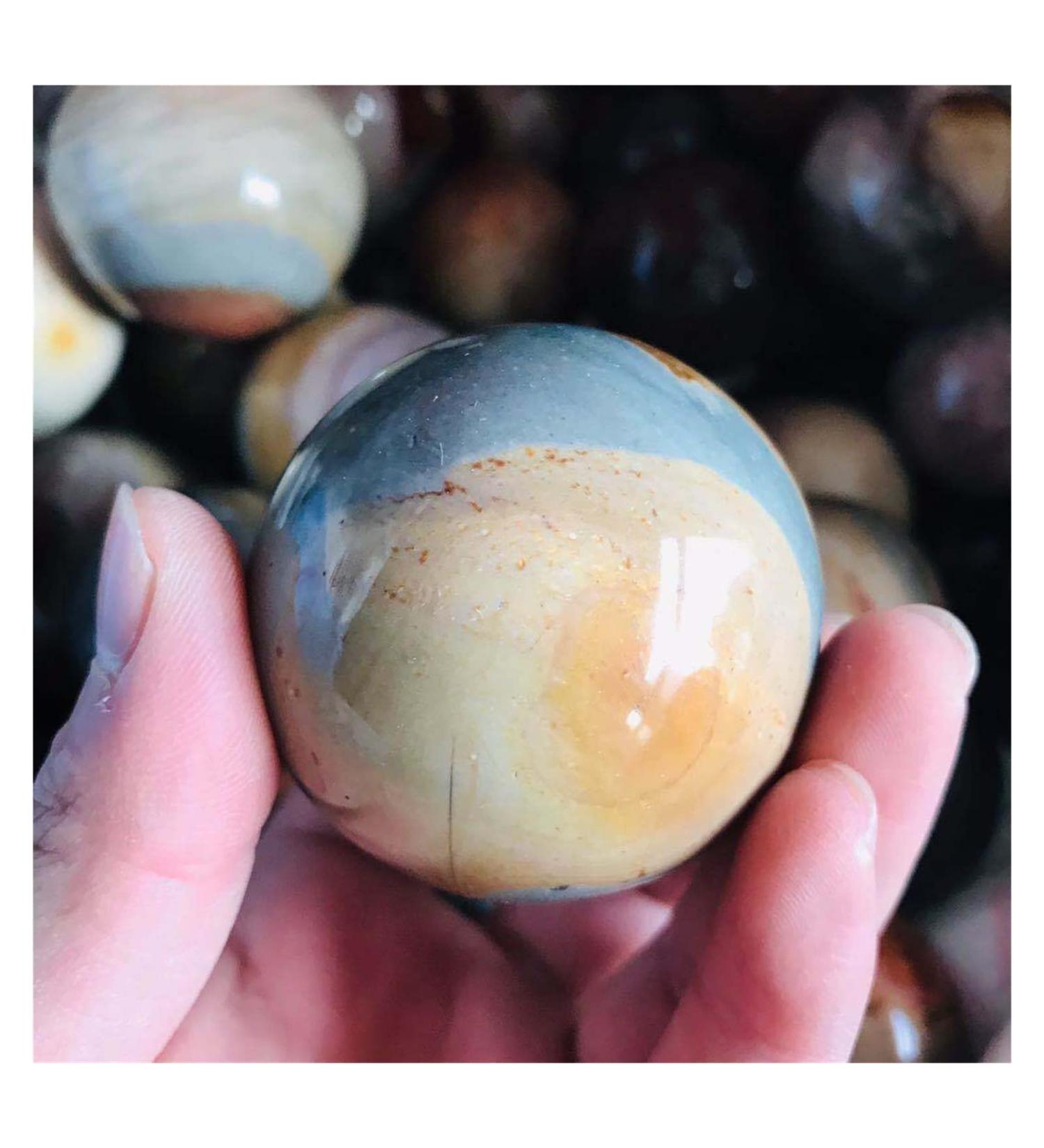 Natural Crystal Rough Ornament Natural Gemstones Ocean Stone Crystal Balls for Home Decoration Decoration Gift (Color : 50-60mm 1pc) - Buy Online on SooperMarket.com