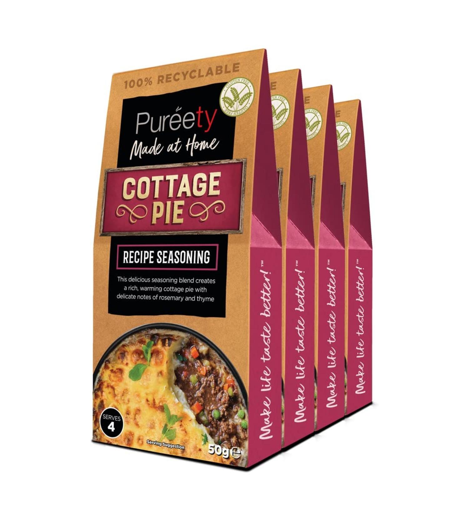 Pureety GLUTEN FREE Cottage Pie Recipe Seasoning x 4 packs - Buy Online on SooperMarket.com