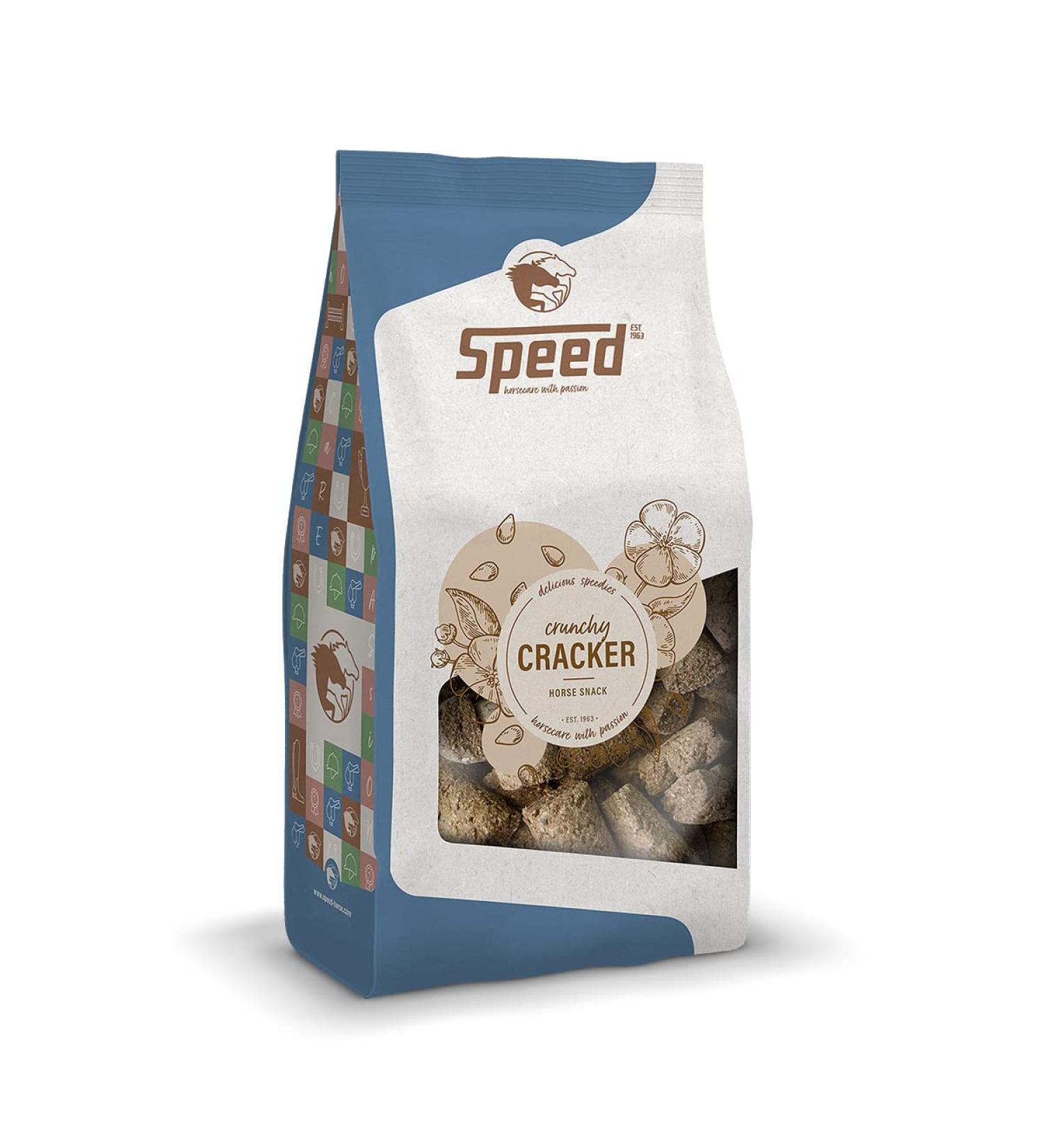 Speed Delicious Speedies Cracker Pferdeleckerli with valuable linseed crispy baked crackers best ingredients (0.5 kg) 1 kg (1 Pack)