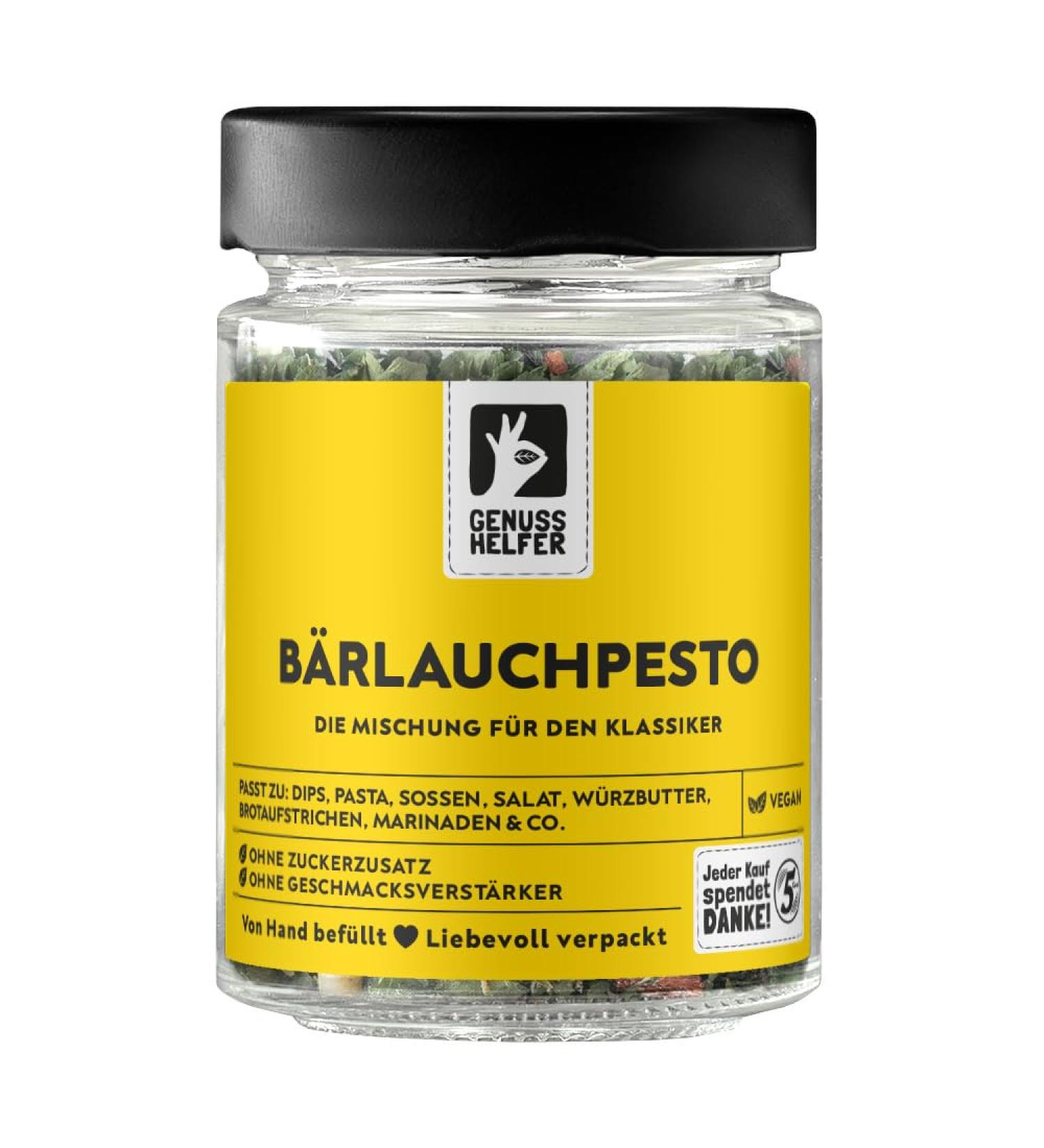 Buy Bremer Gew rzhandel Wild Garlic Pesto Spice Mix - 45g Jar | DIY Pasta Sauce & Green Pesto | International Shipping Available - Buy Online on SooperMarket.com