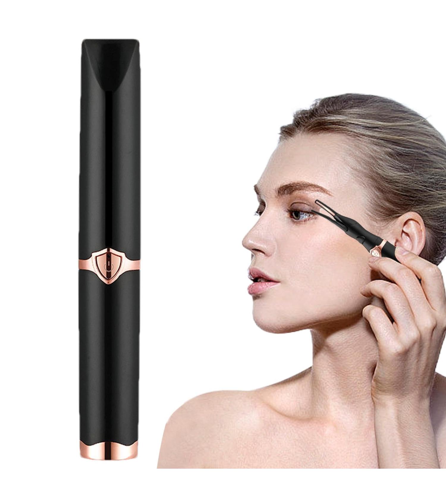 Toseky Lash Curler Heated Eye Lash Heating Curler Rechargeable - Electric Curling Tool Eyelash Device for Beauty Salon Business Trips Home Black - Buy Online on SooperMarket.com
