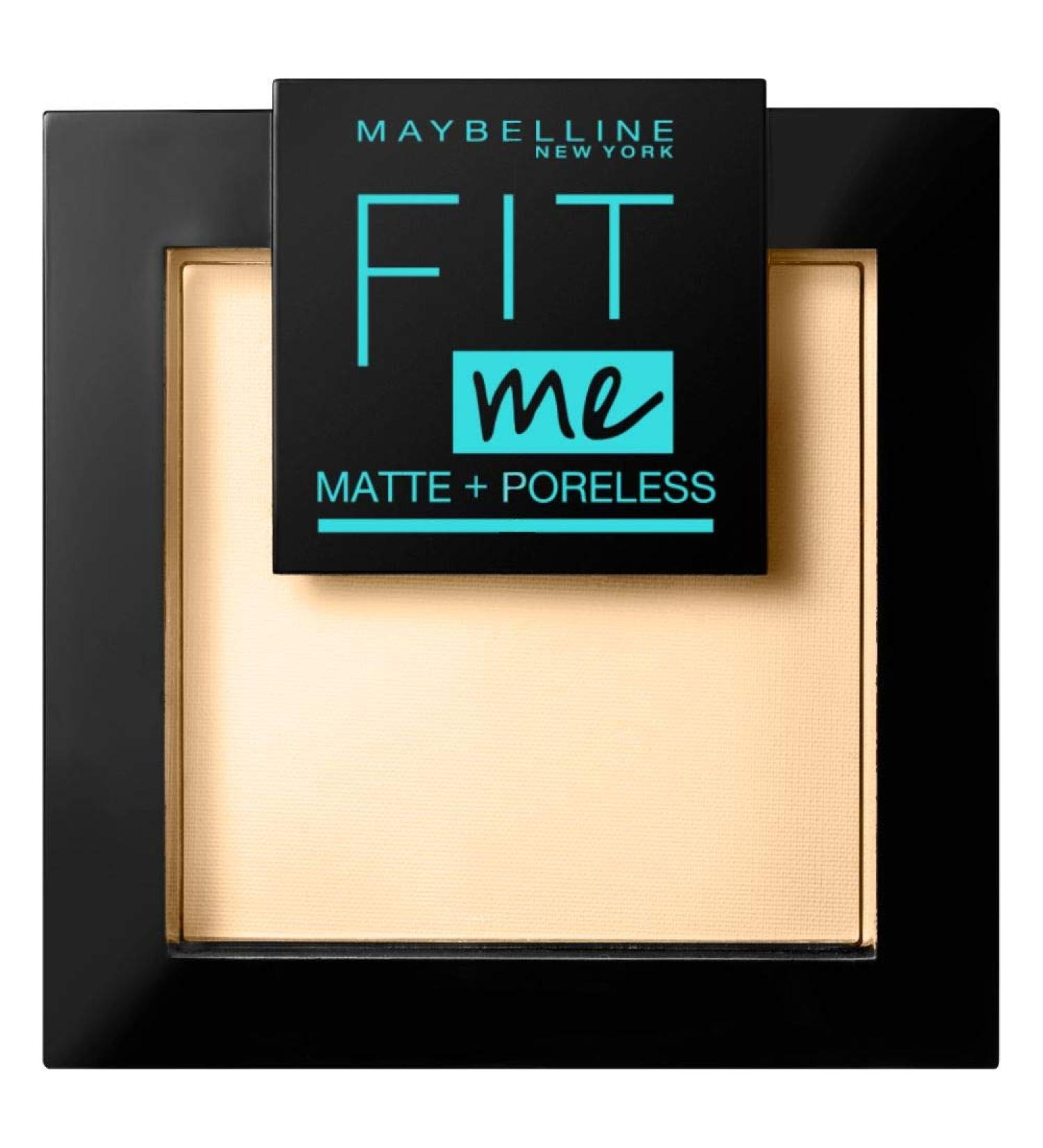 Maybelline Fit Me Matte + Poreless Powder No. 220 Natural Beige - Long-Lasting Mattifying Formula | 9g - International Shipping Available - Buy Online on SooperMarket.com