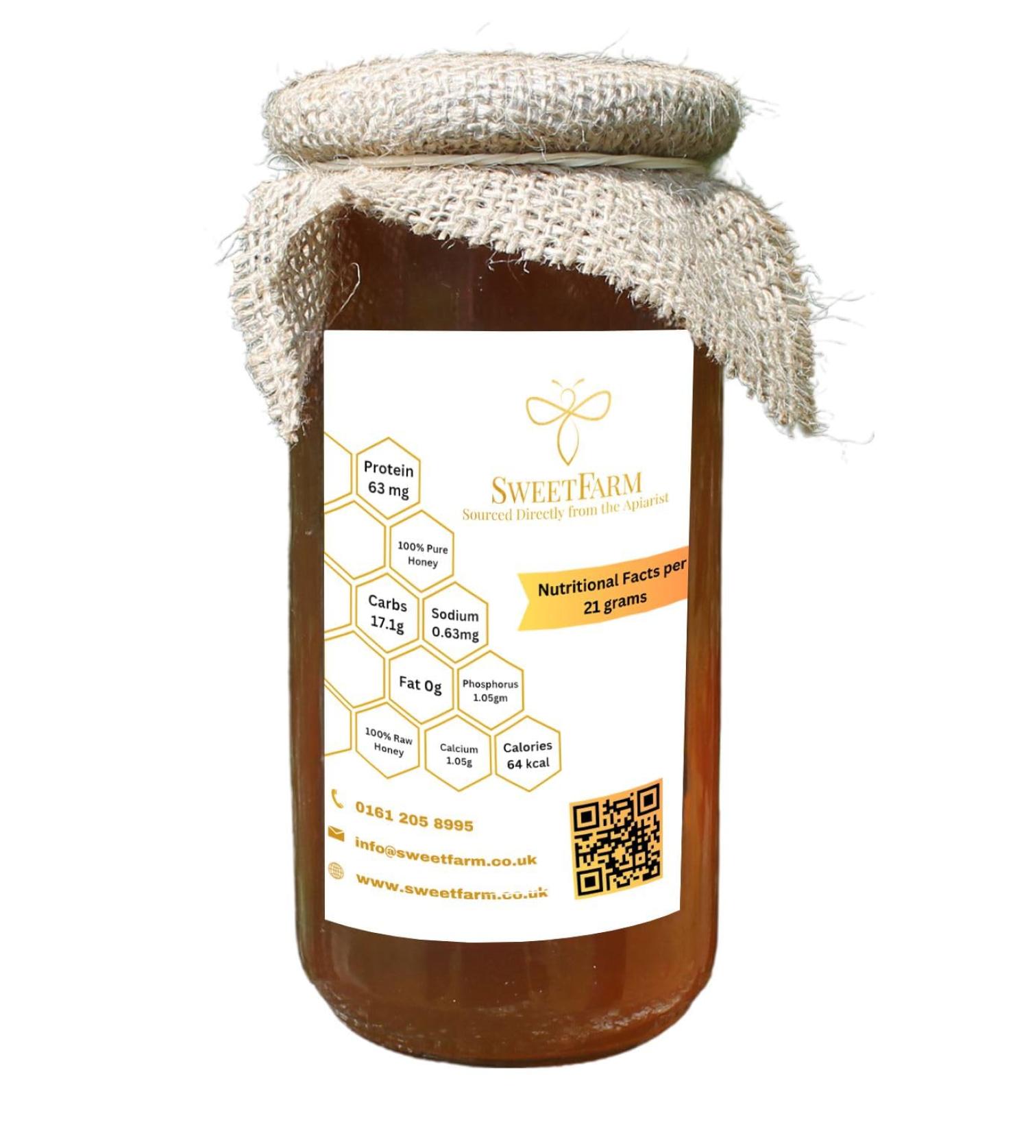 Mountain Raw Wildflower Honey Natural Delicious Rich Flavour Pure Bee Honey Runny Natural Spanish Unpasteurised Unheated Wildflower Honey Mountain Honey Wild Flower 5 Kg