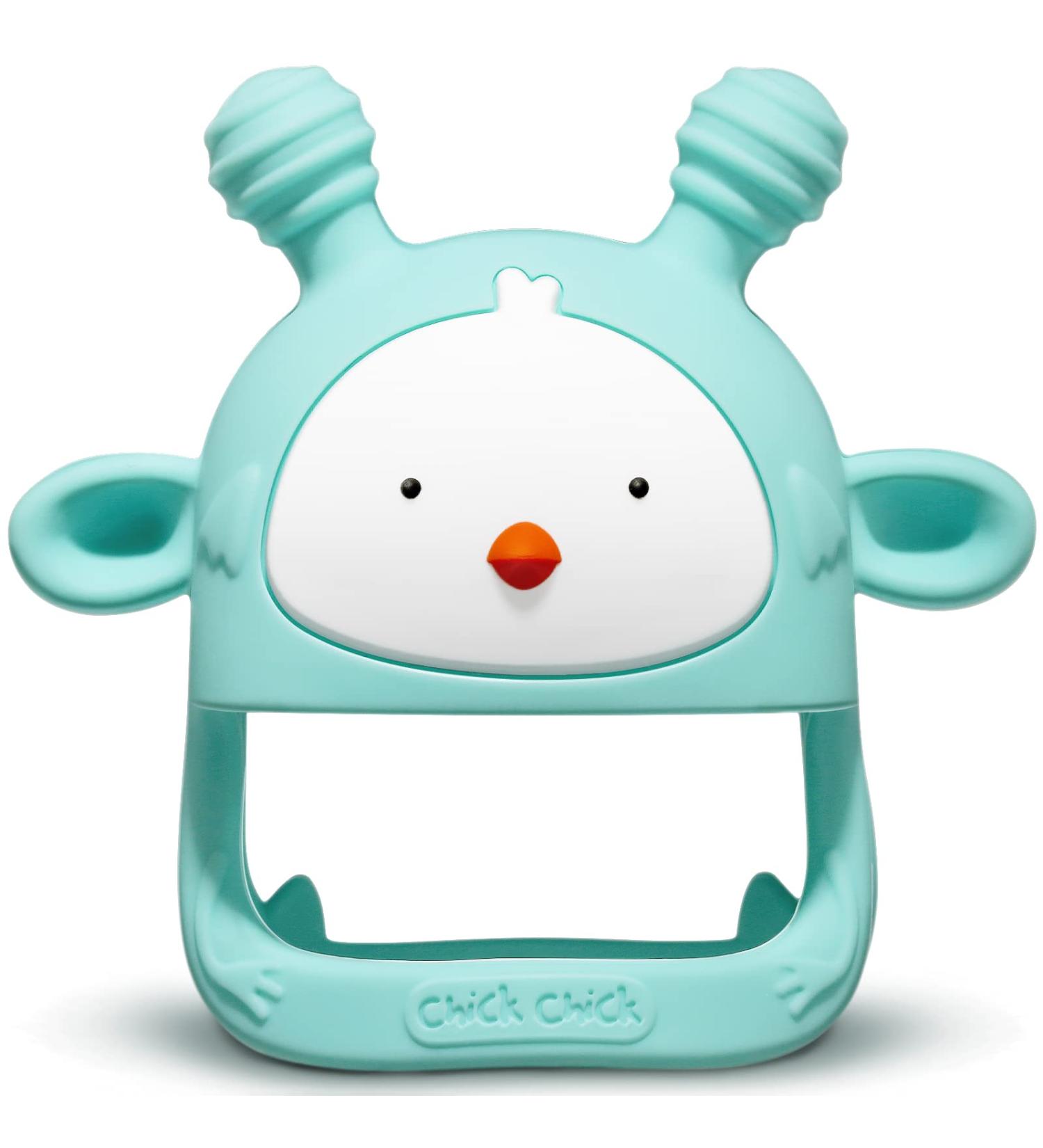 COZYPANDA Baby Teether - BPA Free Silicone Teething Toys for Babies 0-6 Months - Never Drop Teething Pacifier for Teething Relief (Green) - Buy Online on SooperMarket.com