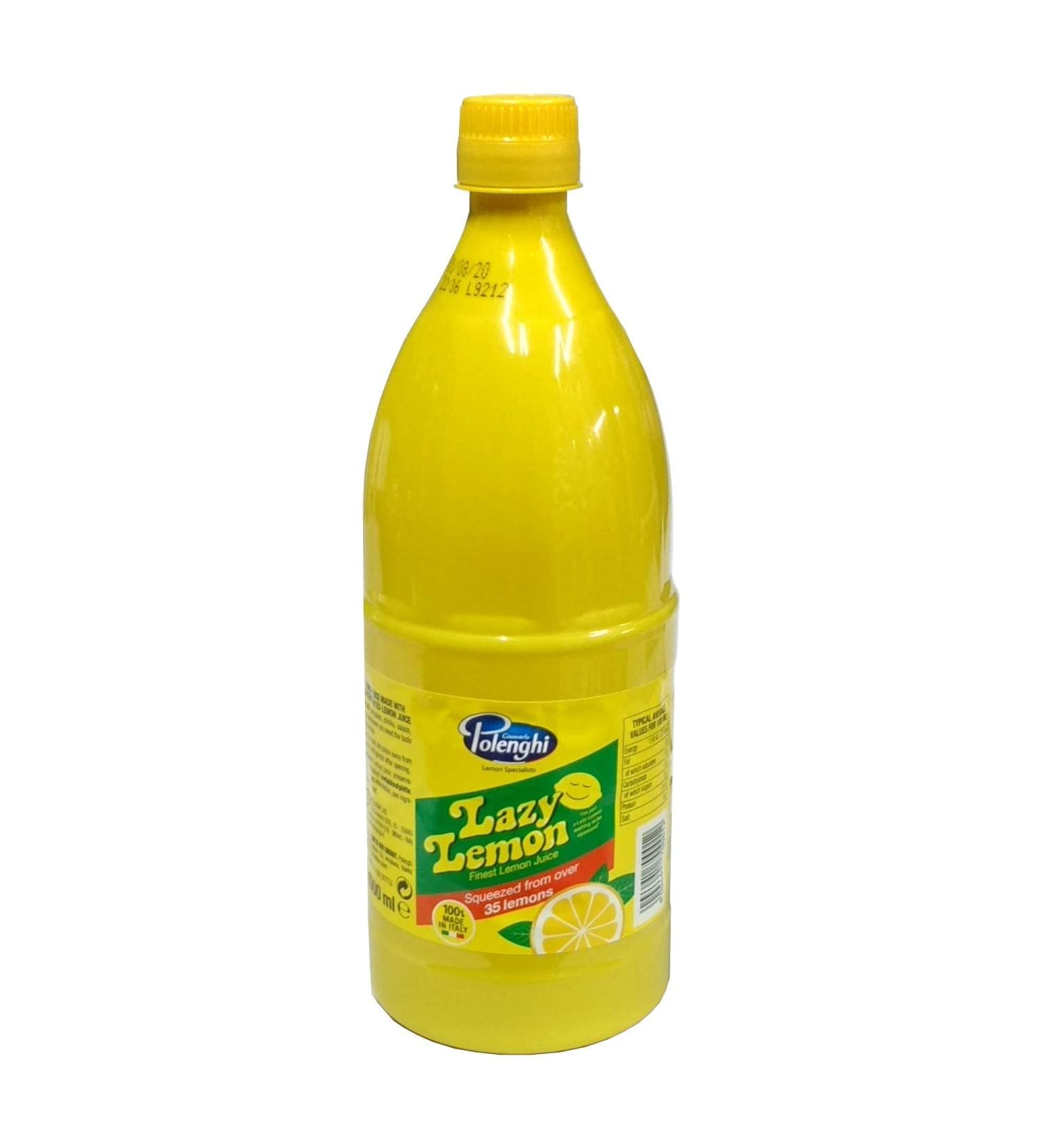 Lazy Lemon Finest Lemon Juice 1L - Pure and Refreshing Citrus Flavor - Buy Online on SooperMarket.com