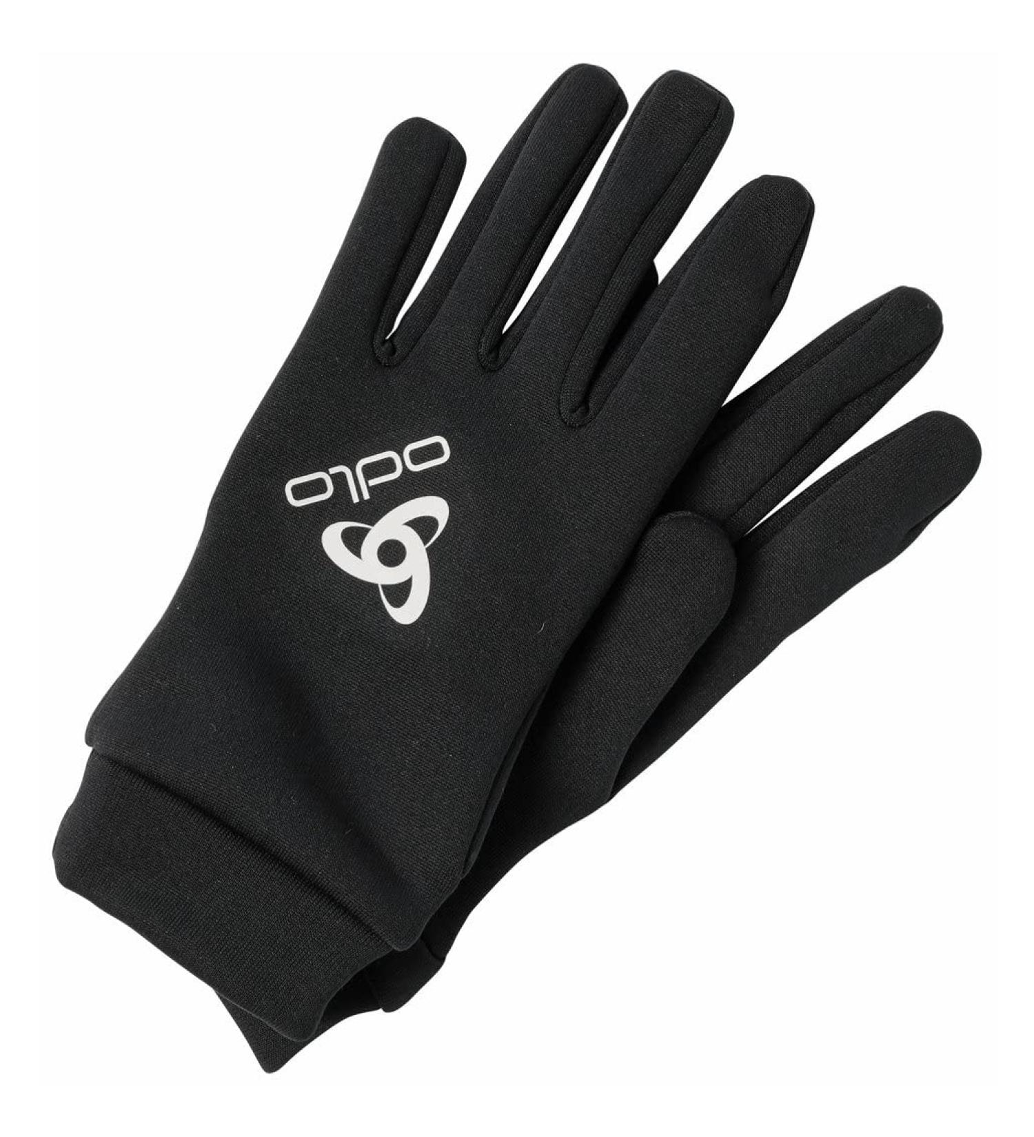 Odlo Unisex Stretchfleece Liner Gloves ECO M Black | Eco-Friendly International Shipping - Buy Online on SooperMarket.com