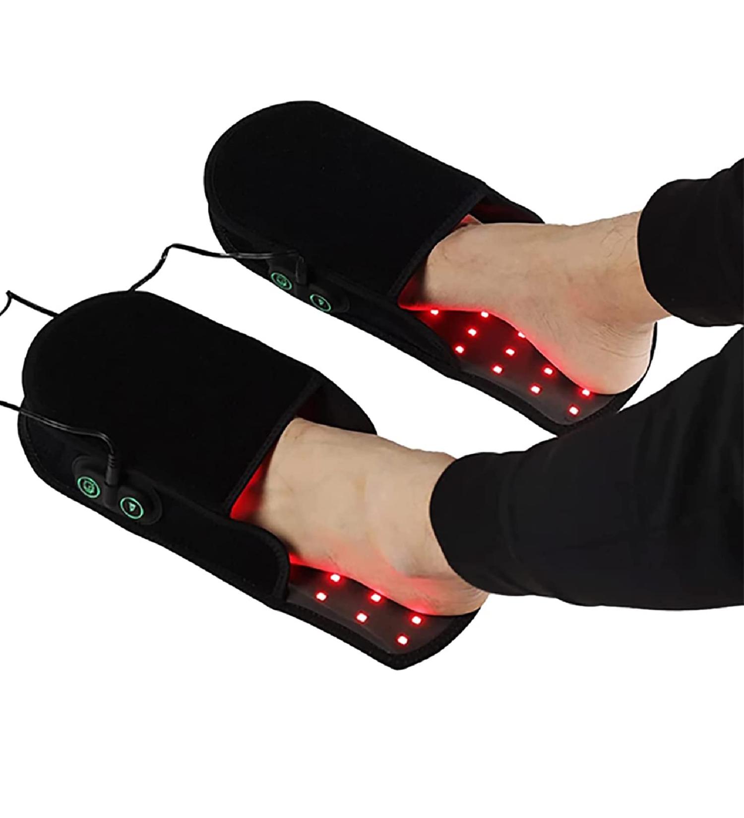 LXT PANDA 1 Pair Red Light Therapy Slipper LED Infrared Light Therapy Device with 850nm 660nm for Foot Pain Relief Foot Nerve Feet - Buy Online on SooperMarket.com