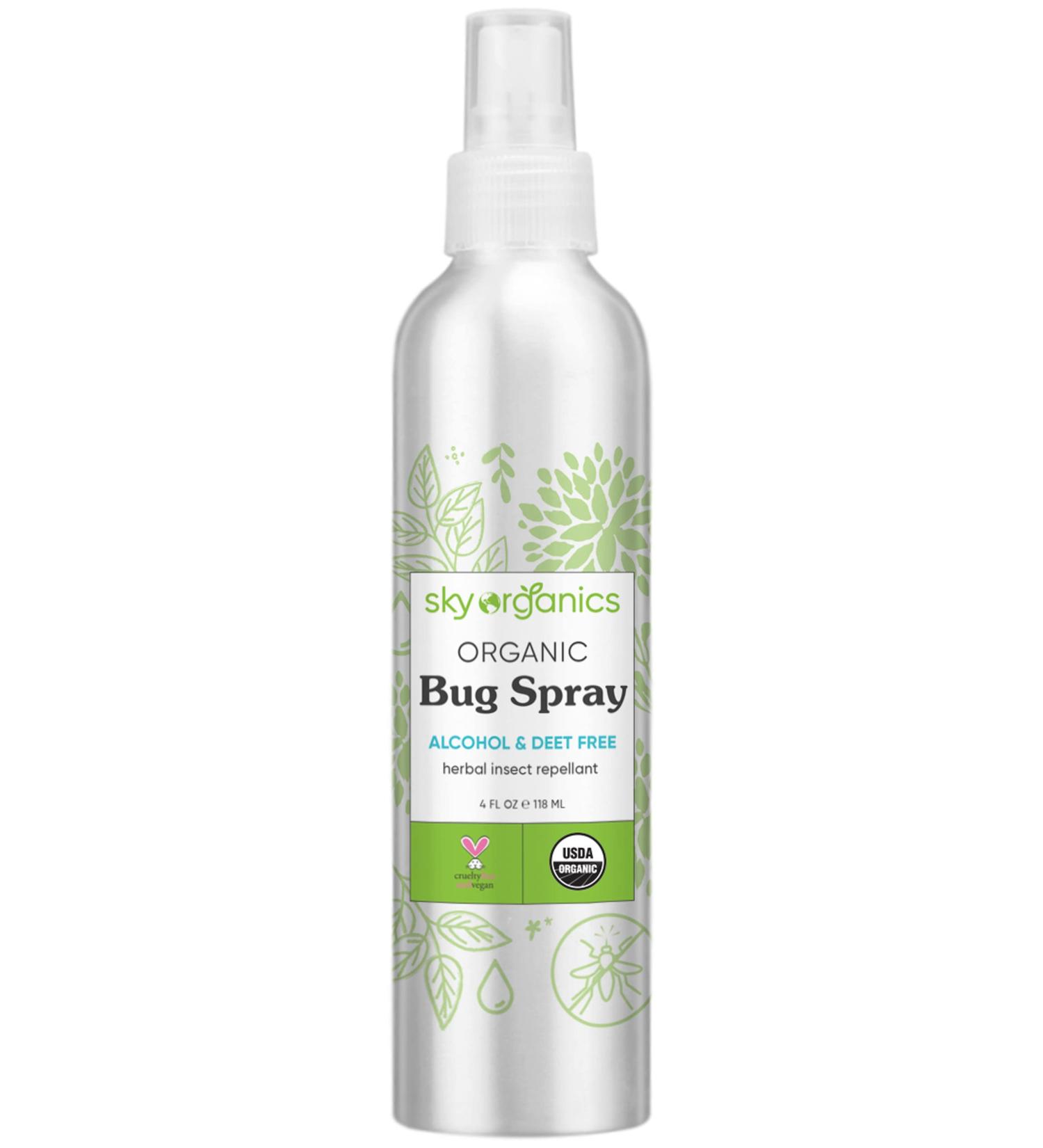 Sky Organics Organic Bug Spray - 4 fl oz (Natural Insect Repellent) - Buy Online on SooperMarket.com