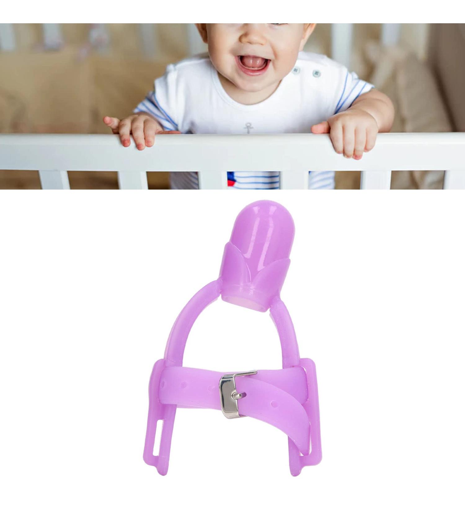 Buy GfRGFH Adjustable Thumb Louten Finger Protection - Silicone Proof for Babies & Children | Stop-Lutsch-Handgel Treatment Set (Purple) - International Shipping Available - Buy Online on SooperMarket.com