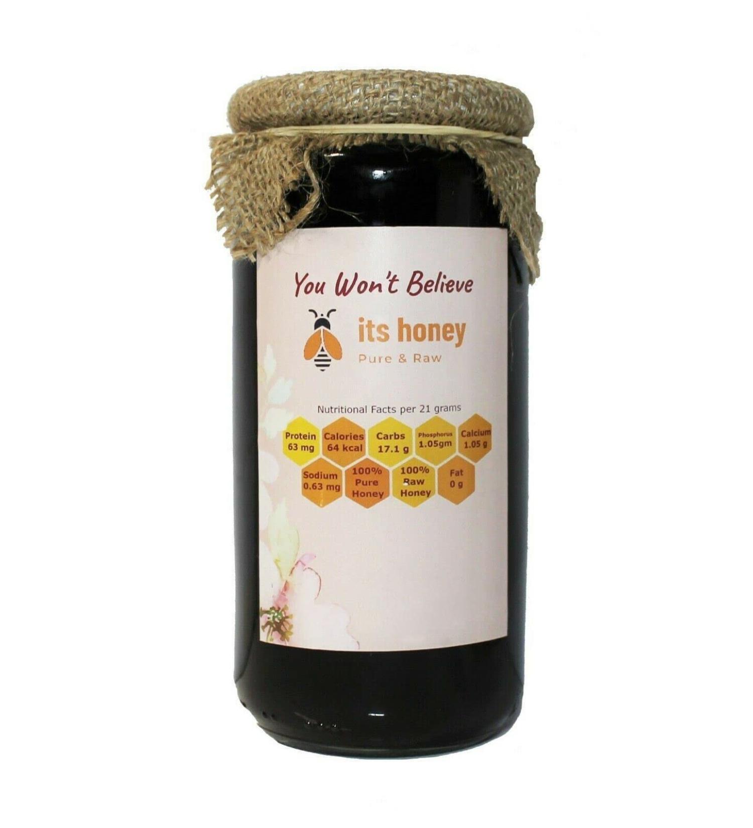 Honey Orange Flower Spanish 100% Pure & Raw Natural Unheated Unpasteurised Fresh Certified Orange Flower Honey 1 Kg - Buy Online on SooperMarket.com