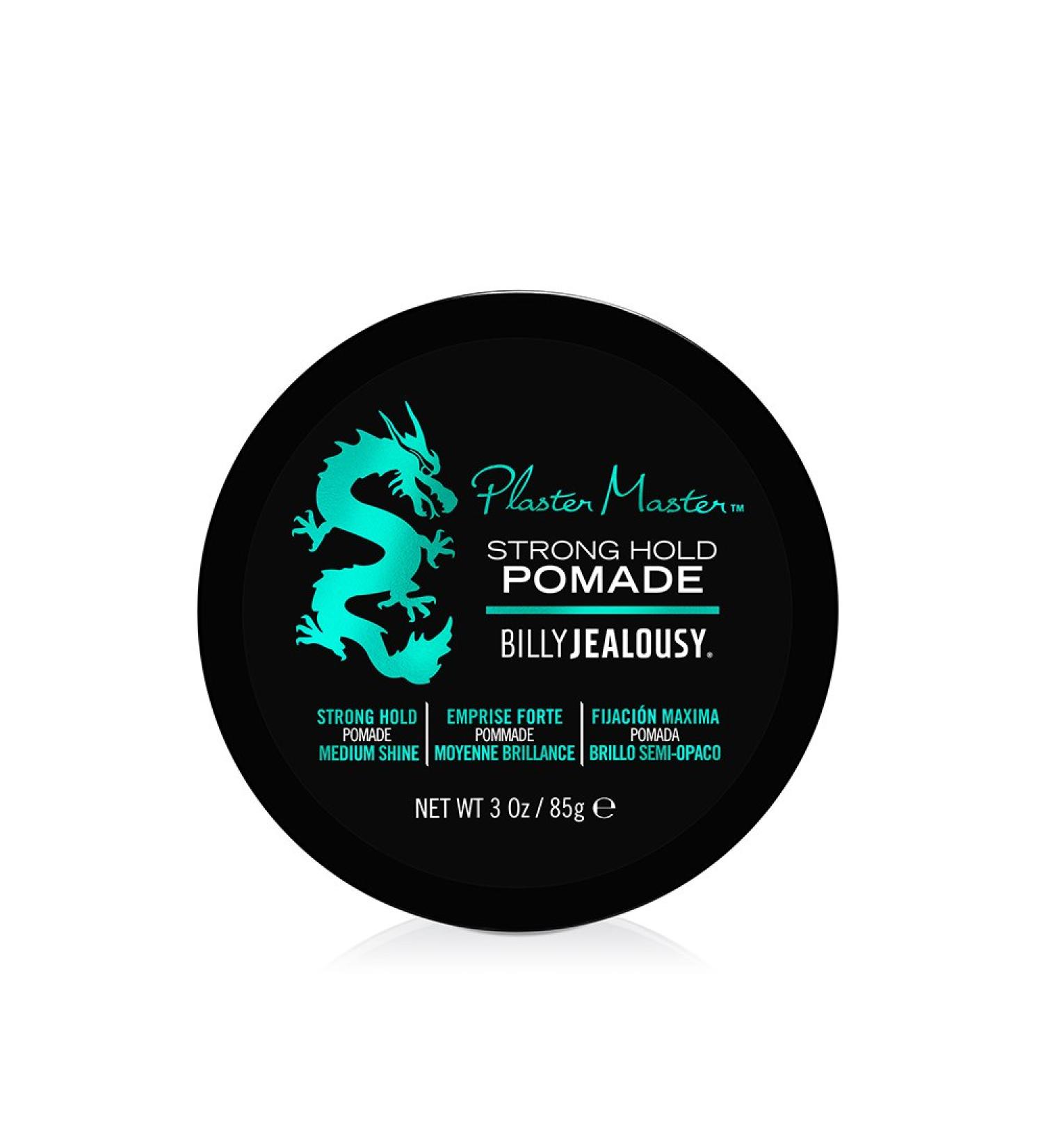 Billy Jealousy Plaster Master Hair Pomade for Men - Strong Hold, Medium Shine, Flake-Free - 3oz - Buy Online on SooperMarket.com