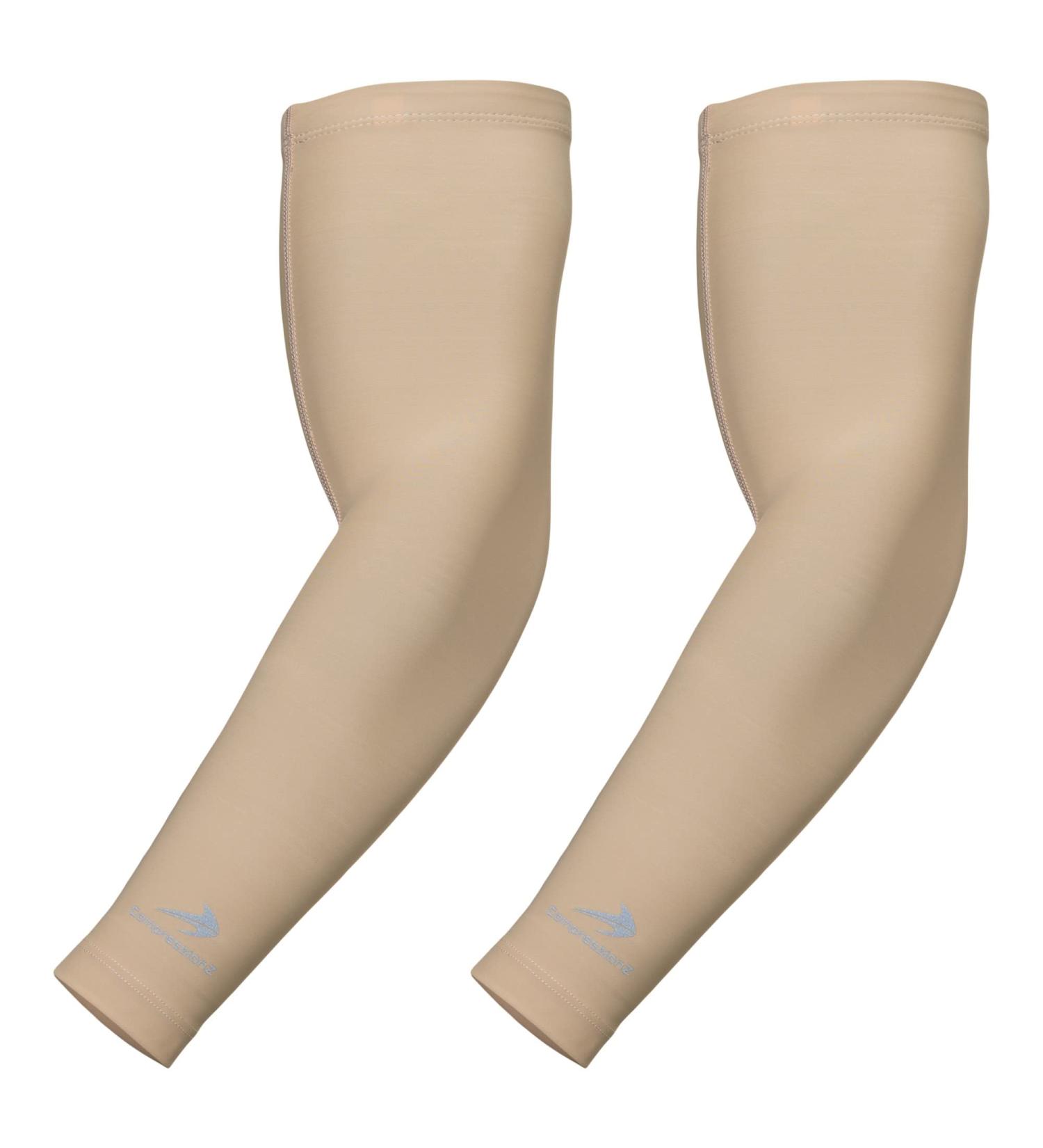 CompressionZ UV Protection Arm Sleeves - Nude XL (Men & Women) - Buy Online on SooperMarket.com