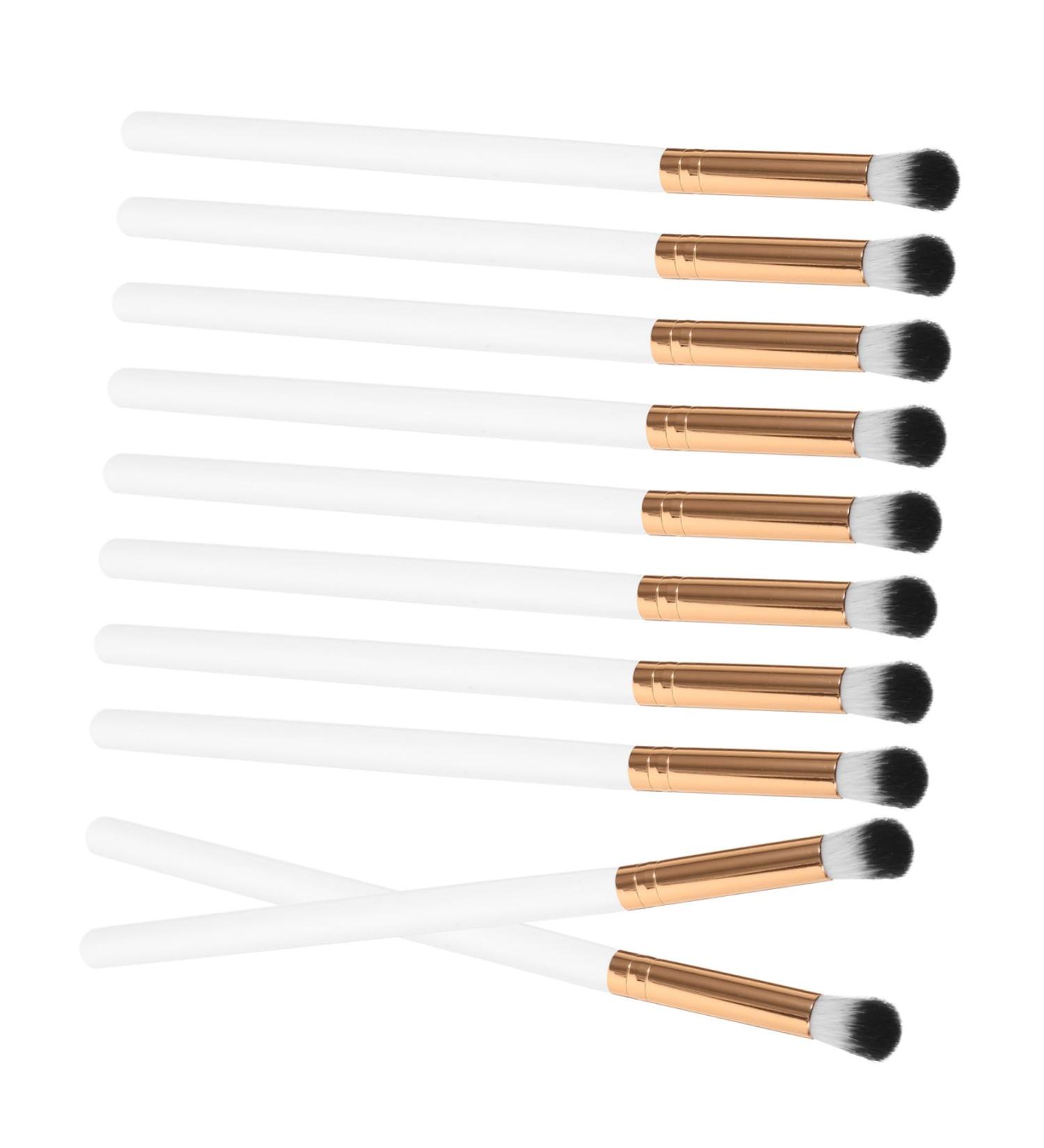 Gogogmee 10pcs Makeup Brush Eye Brush for Eyeshadow Makeup Eyeshadow Brush Eye Makeup Kit White Wooden Handle - Buy Online on SooperMarket.com