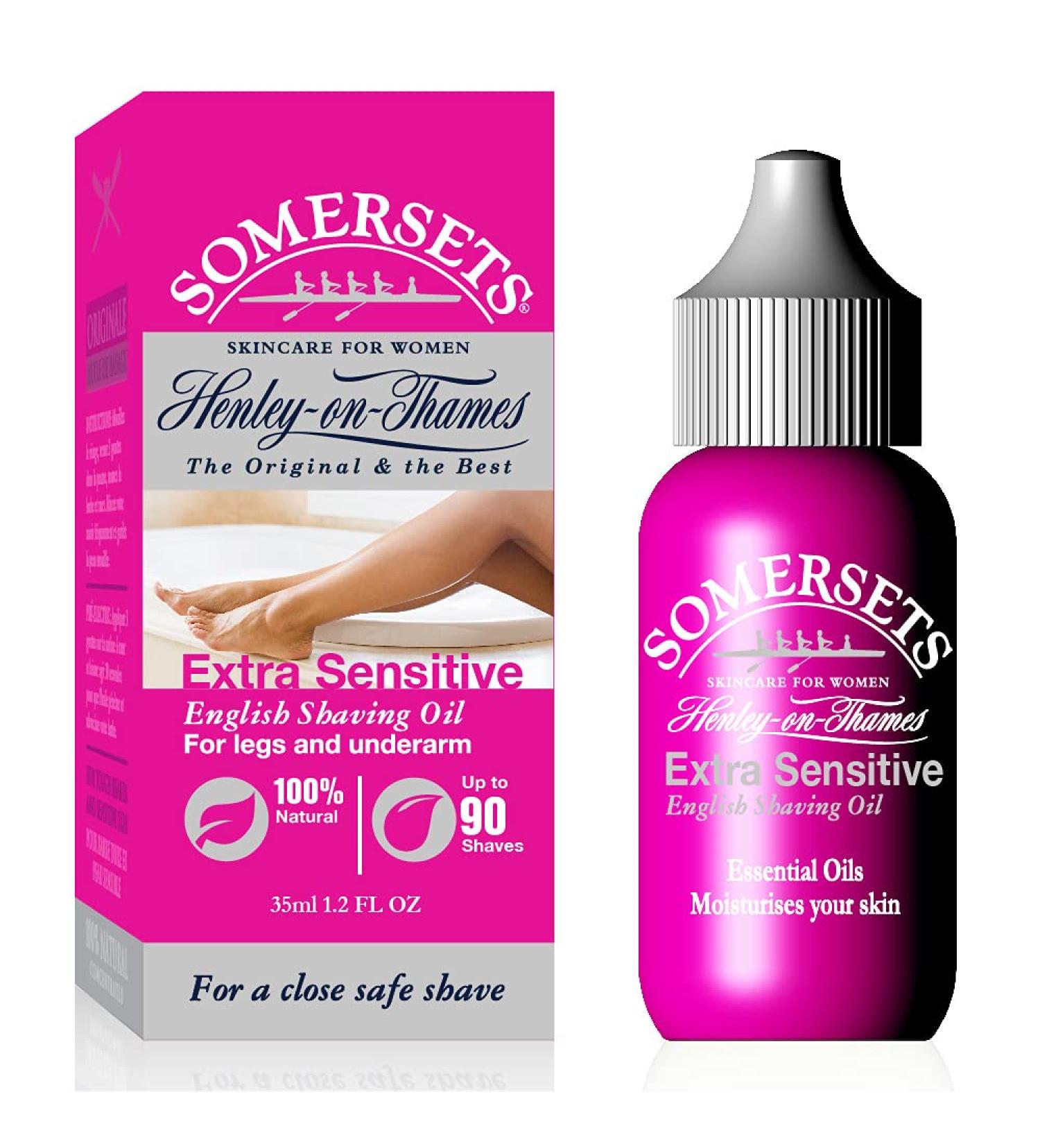 Somersets Maximum Glide Extra Sensitive Shaving Oil for Women 35 ml | Best International Shipping - Buy Online on SooperMarket.com