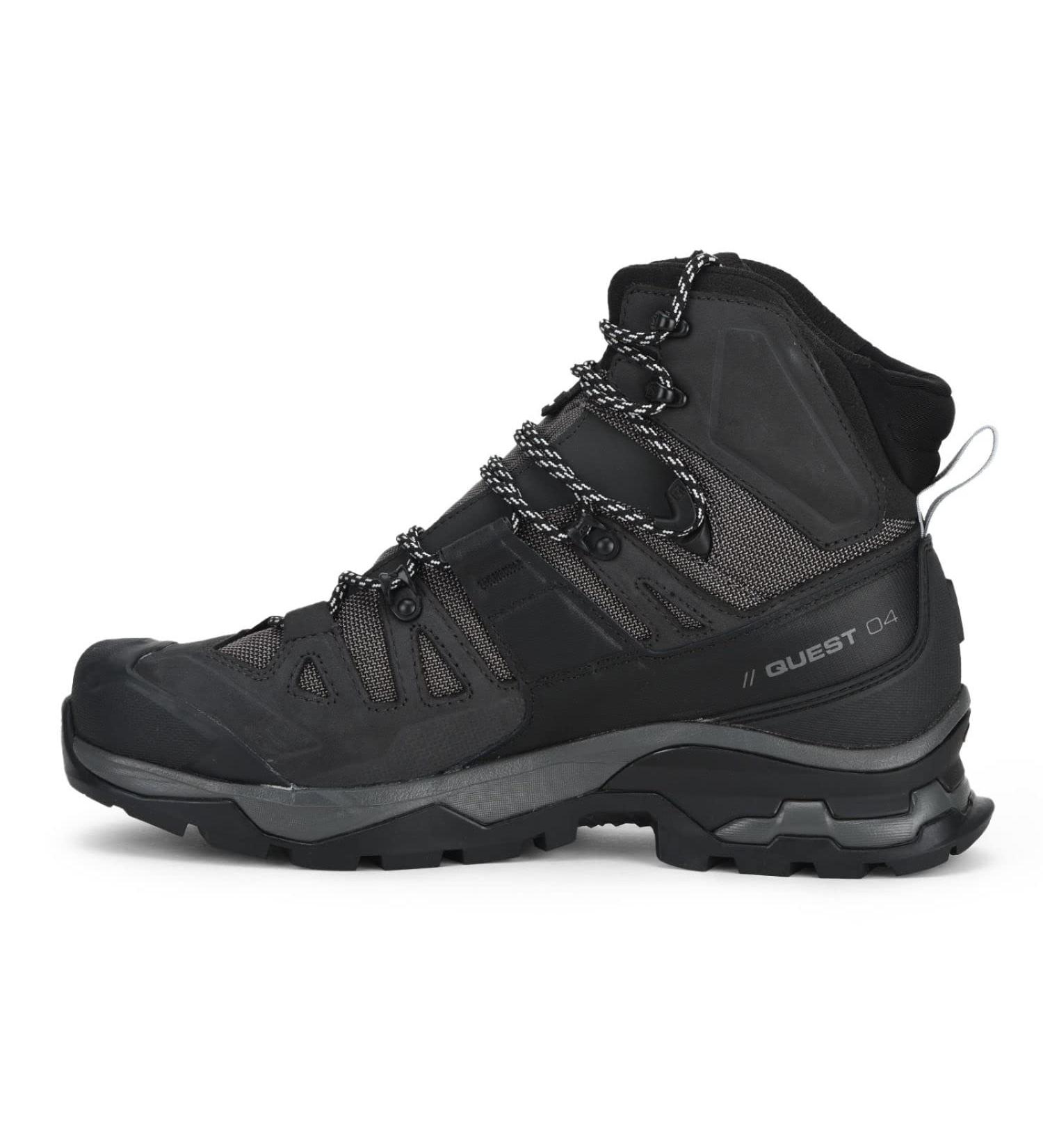 Salomon Quest 4 GTX High Rise Hiking Boots 9 - Magnet/Black/Quarry - Buy Online on SooperMarket.com