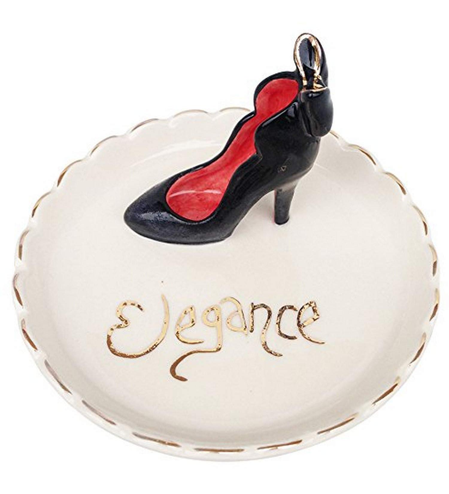 Blue Sky Ceramic Elegance Ring Holder Ceramic Multicolor