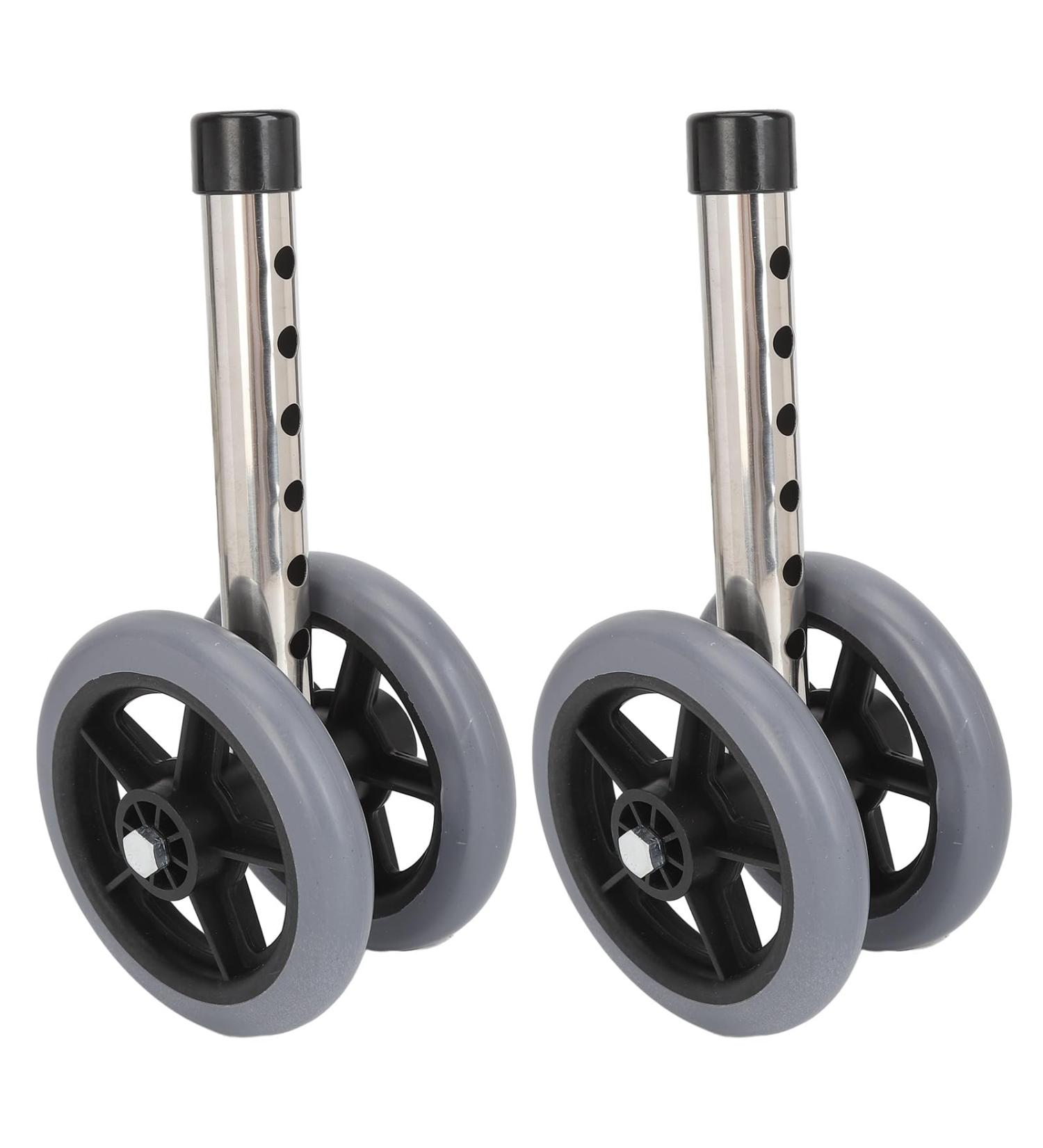 2 Pcs Walker Replacement Wheel Legs Walking Aid Accessories Wheels Elderly Tire Wheel Tire Tire Replacement Wheels - Buy Online on SooperMarket.com
