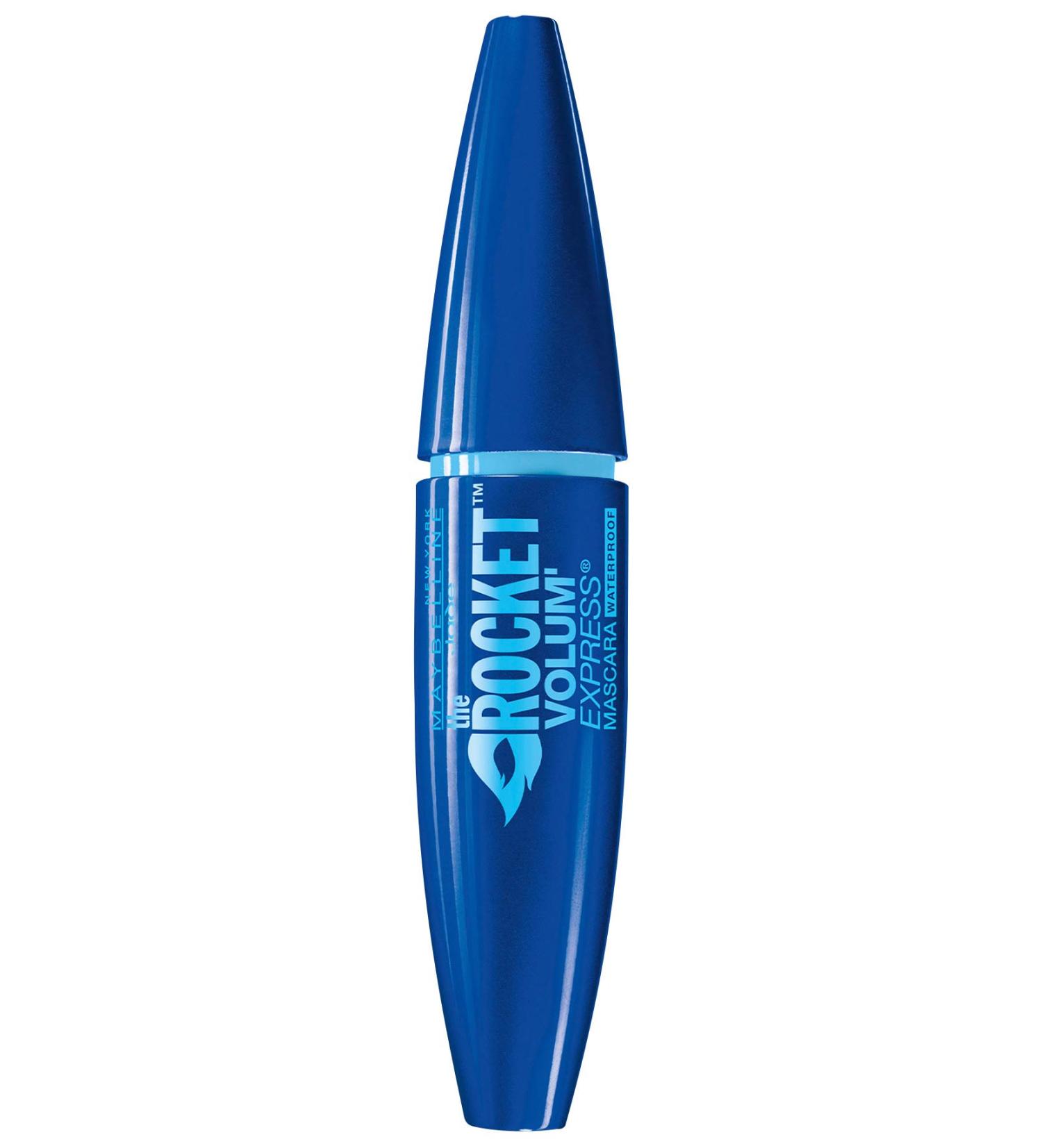 Maybelline New York waterproof mascara for more volume Volum 'Express The Rocket Mascara Waterproof No. 1 very black (black) 1 x 9.6 ml of very black 9.6 ml (1 Pack)