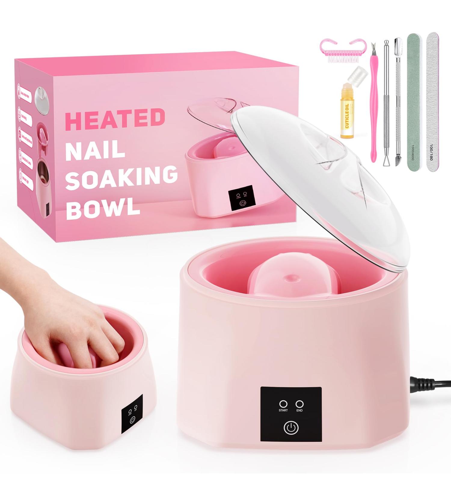 Electric Nail Soak Off Bowl for Manicure: 36W Fast Heating Nail Soaking Bowl - Manicure Bowls for Salon Home - Buy Online on SooperMarket.com