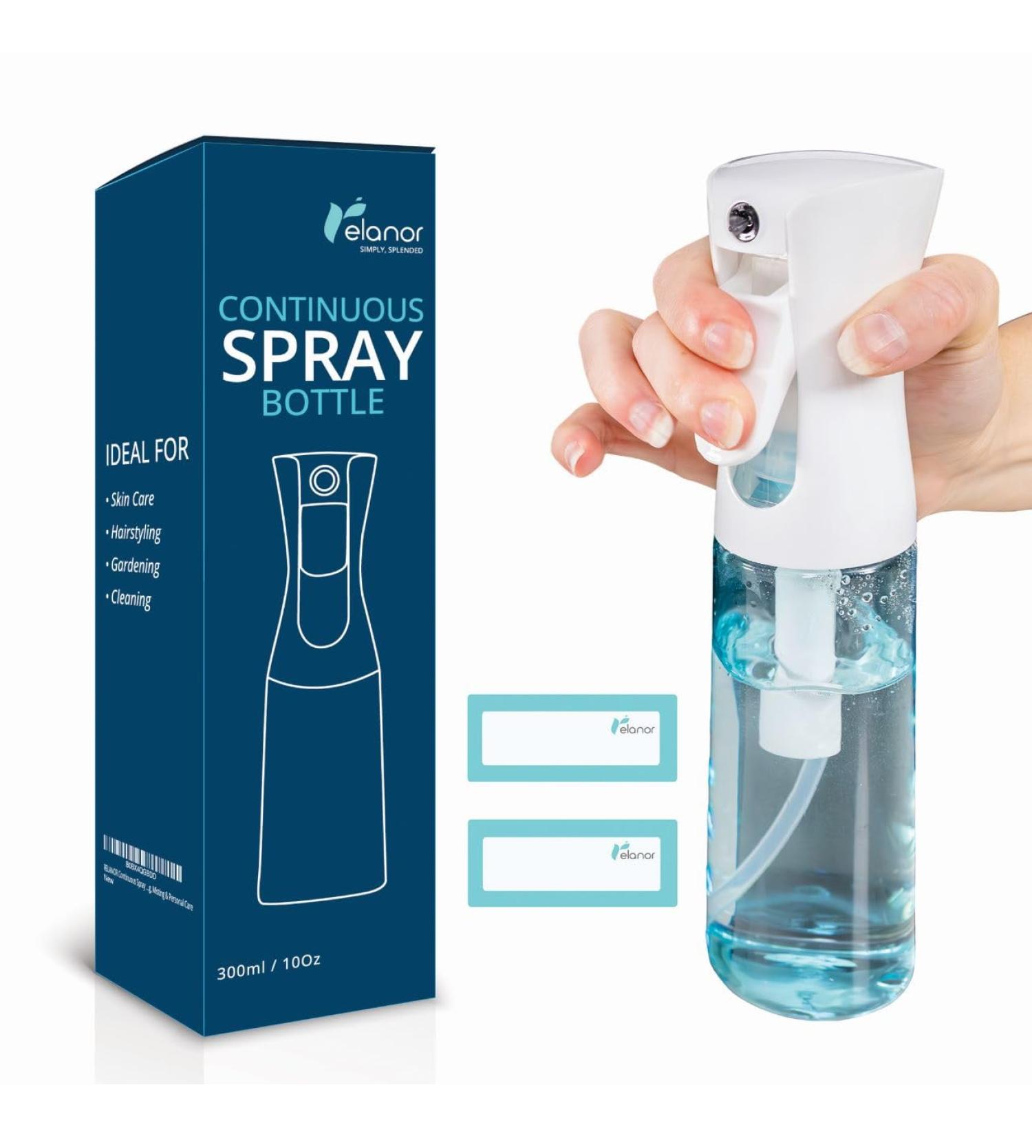 300ml Fine Mist Spray Bottle - Refillable Hair and Face Mister for Home & Salon | International Shipping Available - Buy Online on SooperMarket.com