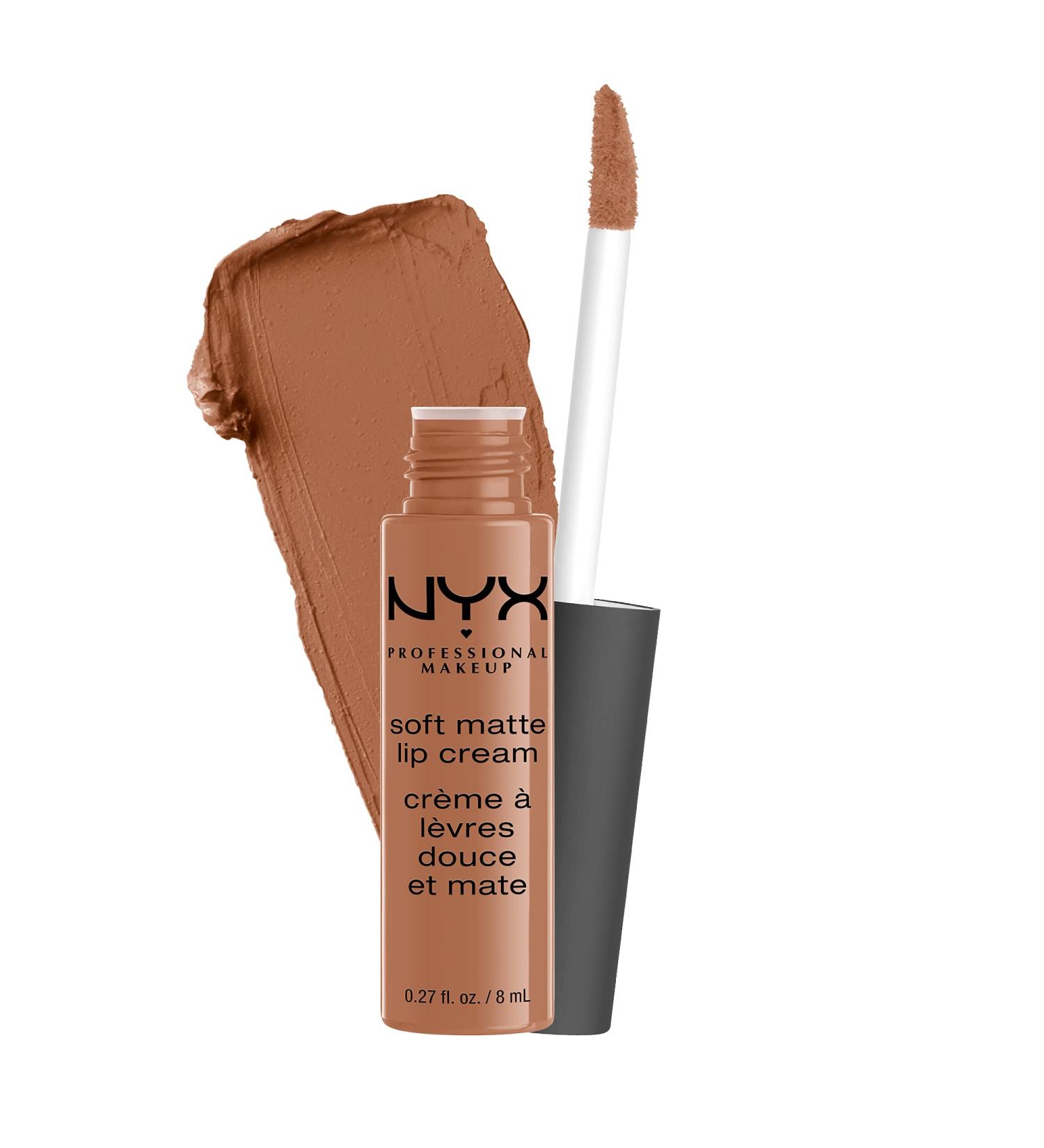 NYX London Soft Matte Lip Cream - Mid-Tone Beige Liquid Lipstick 0.27 Fl Oz - Buy Online on SooperMarket.com